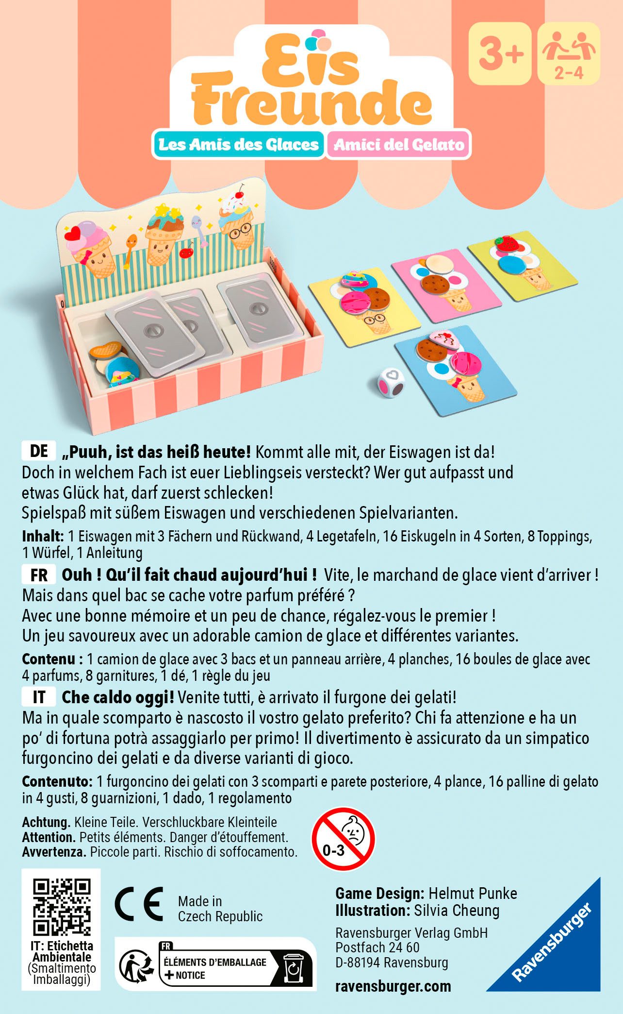 Ravensburger Spiel Eis-Freunde, Kinderspiel, Made in Europe