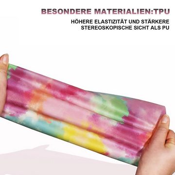 Daisred Plotterpapier Heat Transfer Vinyl 30cm*25cm, Tie Dye Plotterfolie Textil