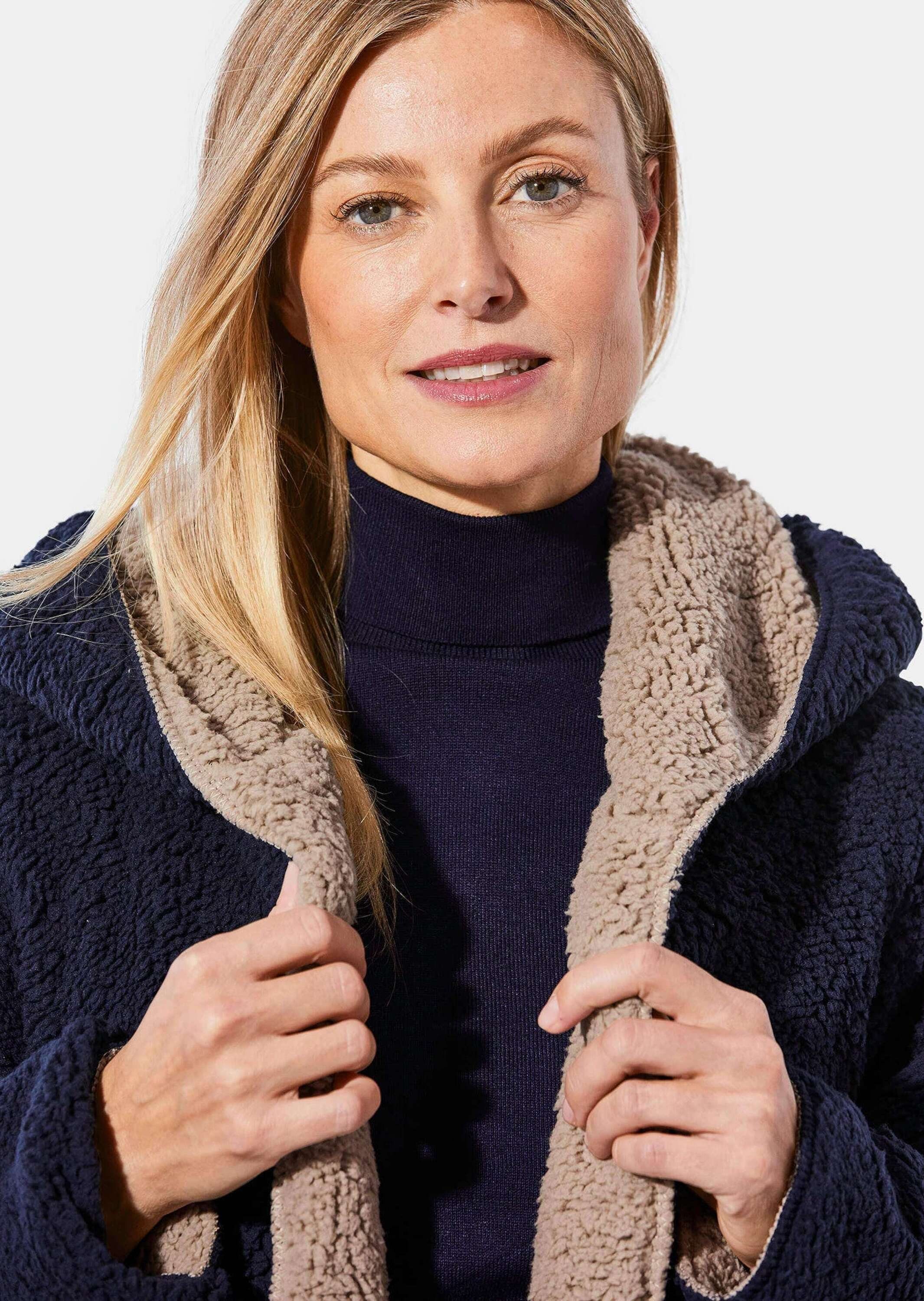 Weatherproof since 1948 Outdoorjacke Winterjacke mit Kapuze Zweiseitige Teddyjacke mit Taschen und Langarm