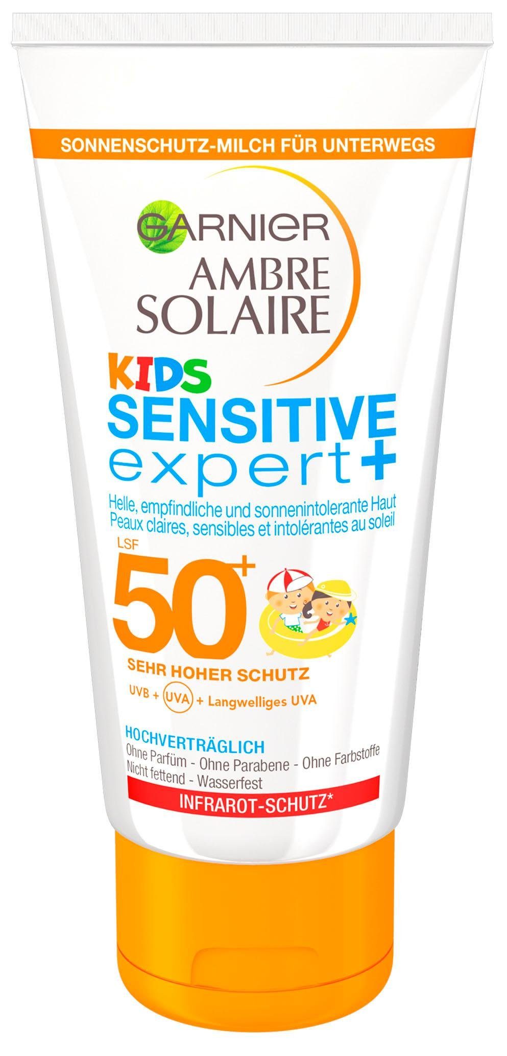 GARNIER Sonnenschutzmilch Sensitive Ambre LSF50+ Kids Solaire