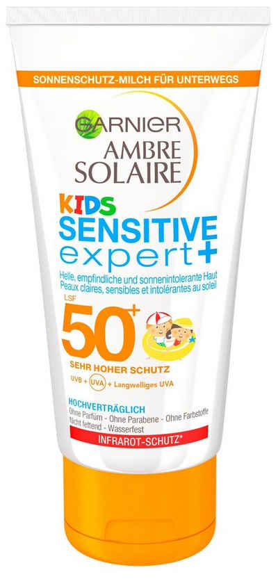 GARNIER Sonnenschutzmilch Ambre Solaire Kids Sensitive LSF50+