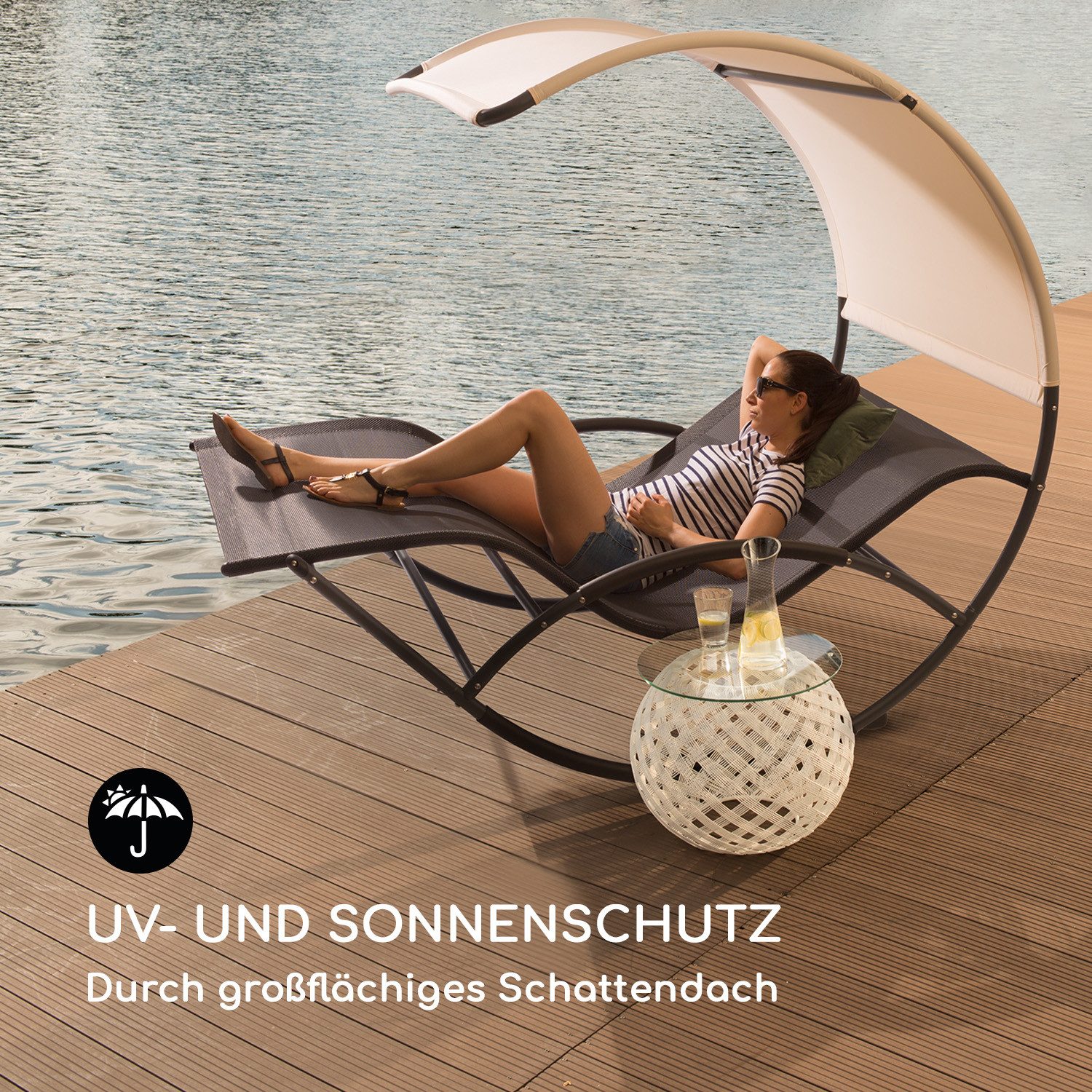 blumfeldt Gartenliege The Big Easy Schwingliege, günstig online kaufen