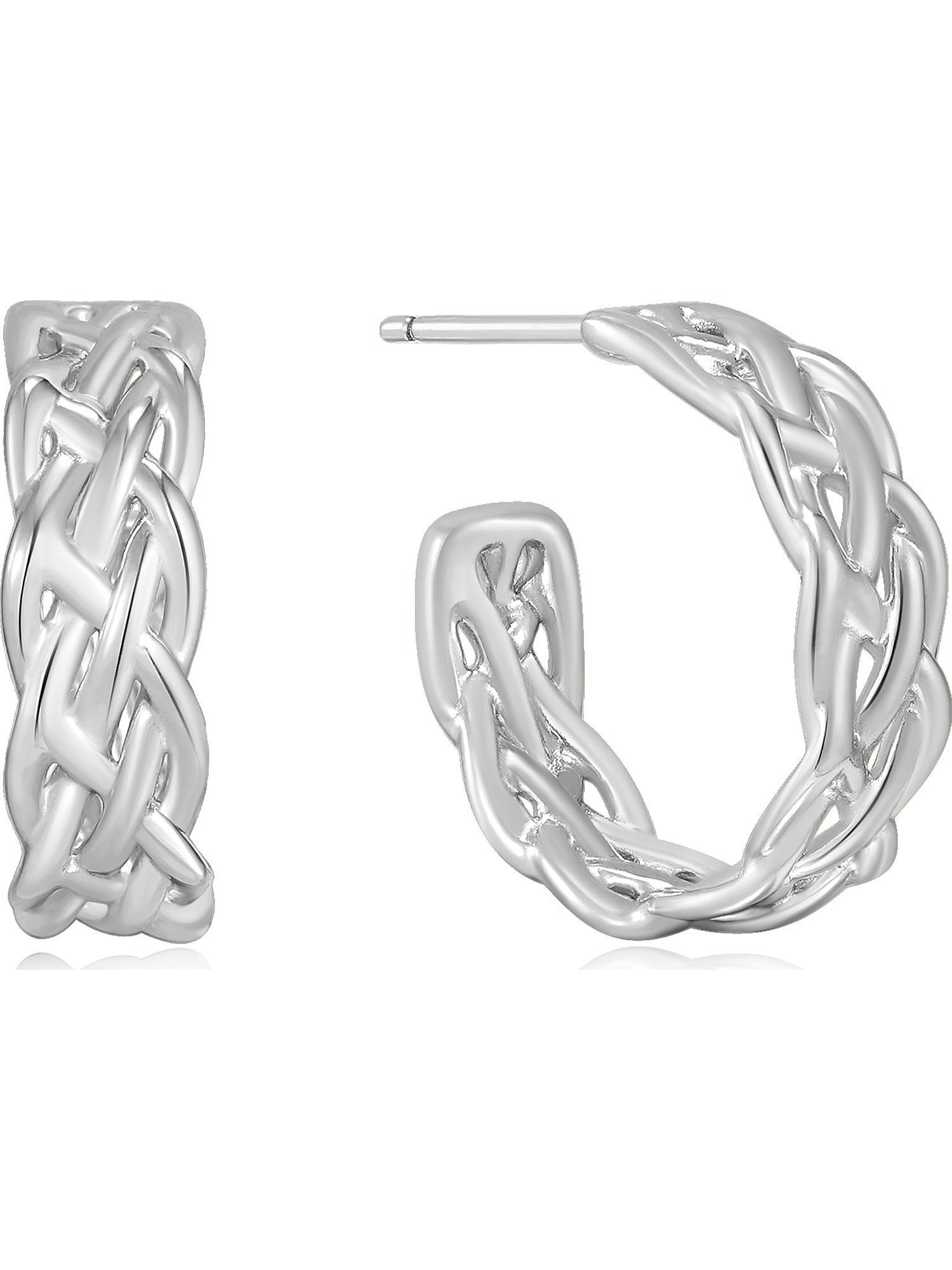 Ania Haie Paar Creolen Ania Haie Damen-Creolen 925er Silber (Paar), Ropes & Dreams