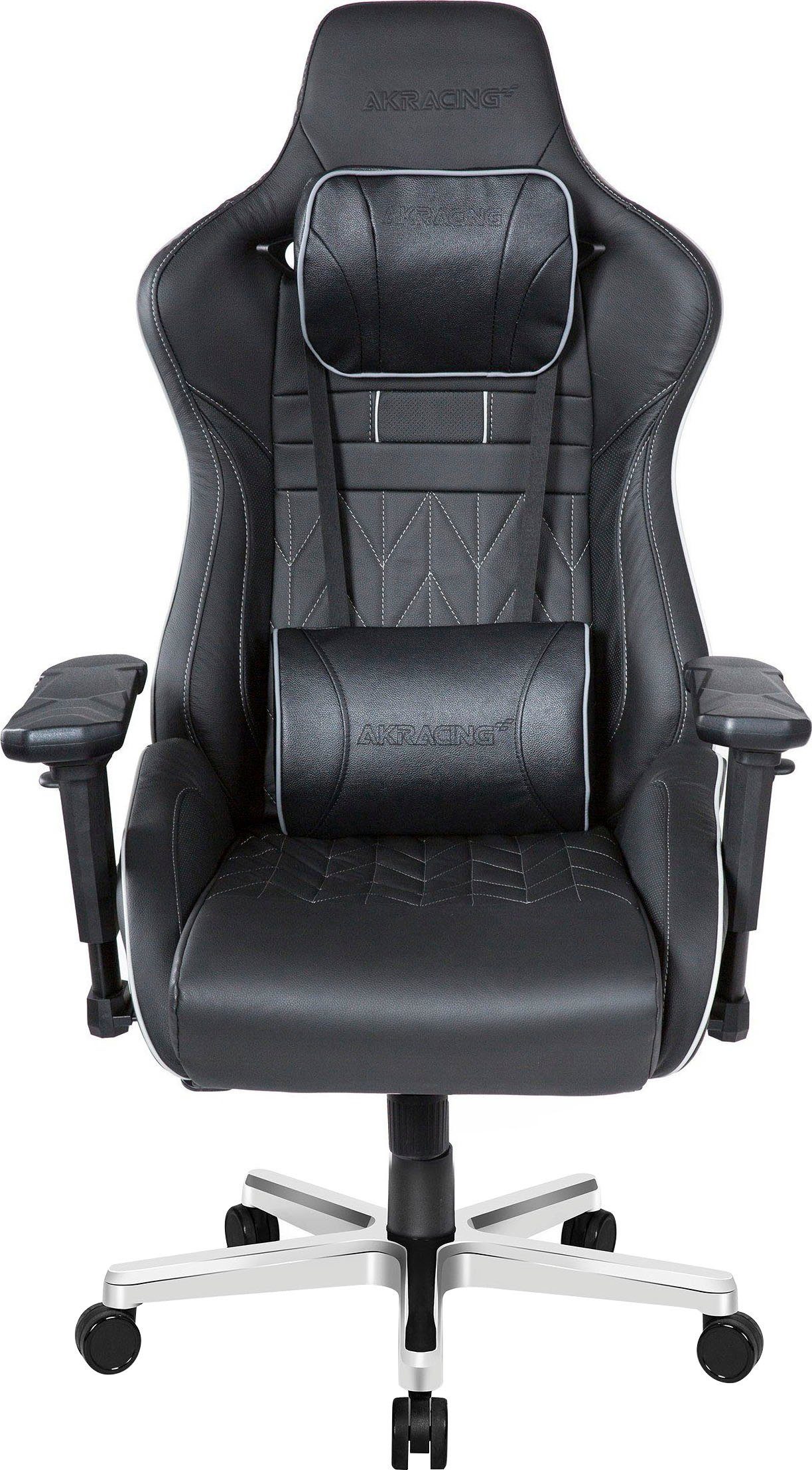 AKRacing Gaming-Stuhl Master PRO Deluxe Echtleder/Schwarz | Stühle