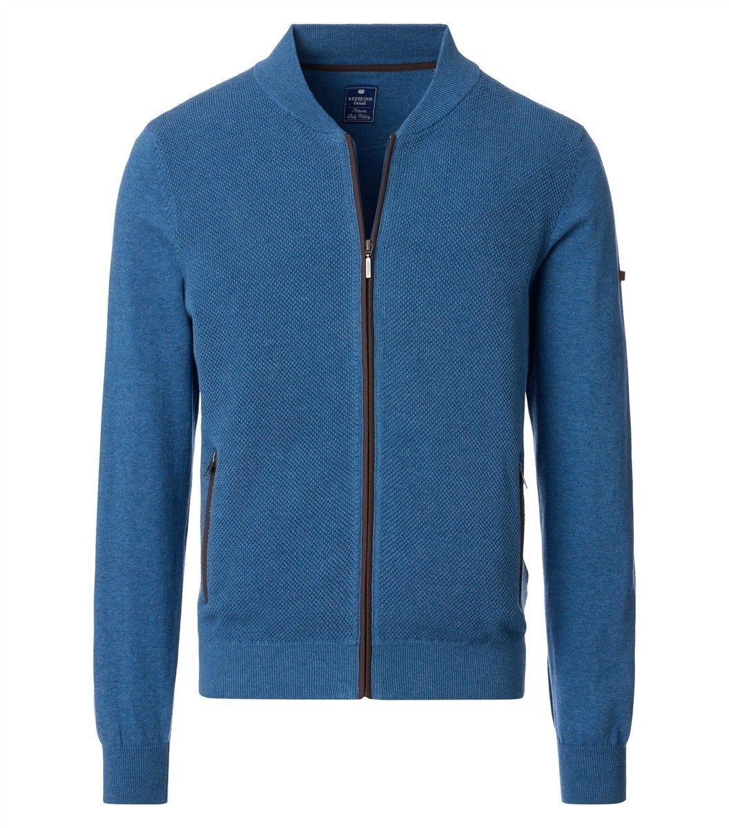 Redmond Strickjacke REDMOND Casual Herren Strickjacke Zipper Comfort Baumwo günstig online kaufen