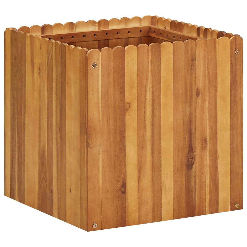 vidaXL Hochbeet 50 x 50 x 50 cm Garten-Hochbeet 50x50x50 cm Massivholz Akazie Holz