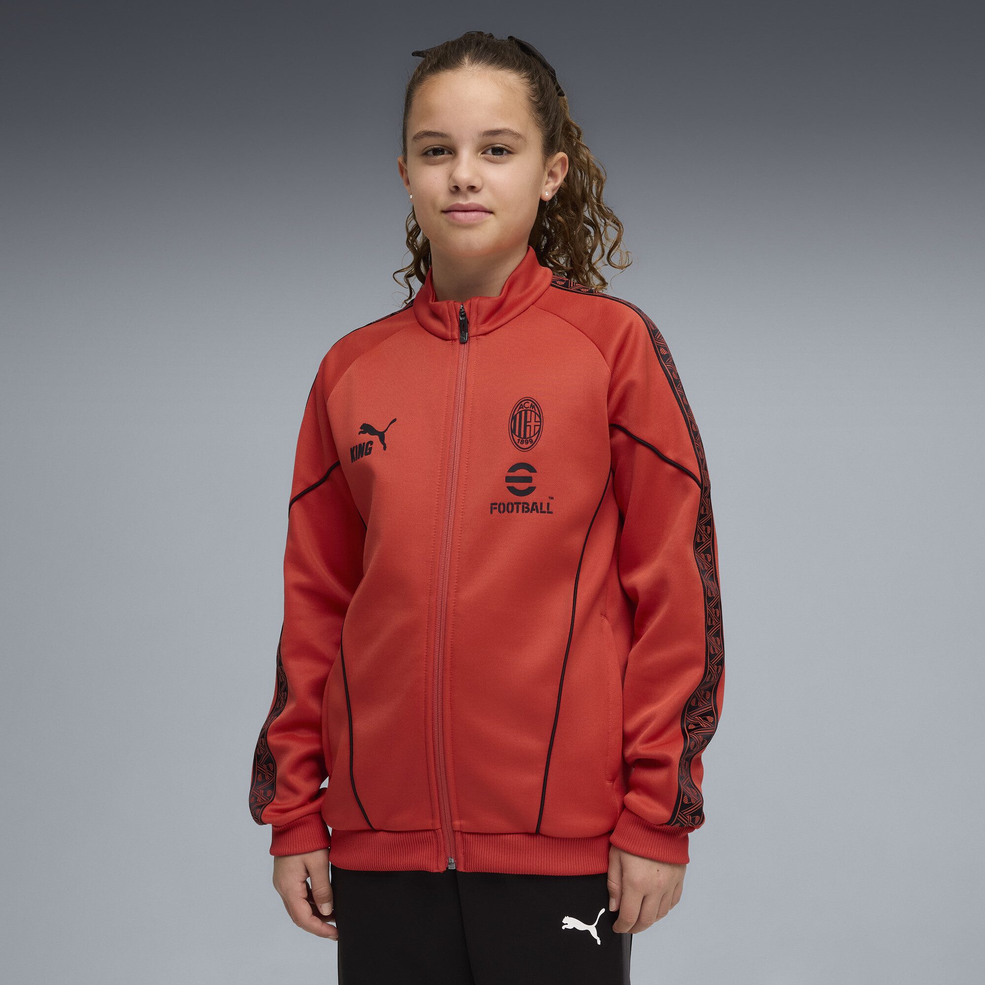 PUMA Sweatjacke AC Milan KING Anthem Jacke Jugendliche