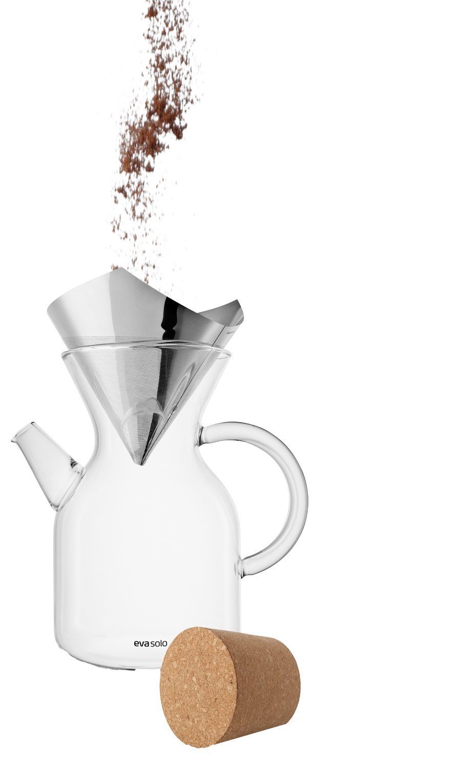 Eva Solo Kaffeebereiter, 1l Kaffeekanne, Edelstahlfilter