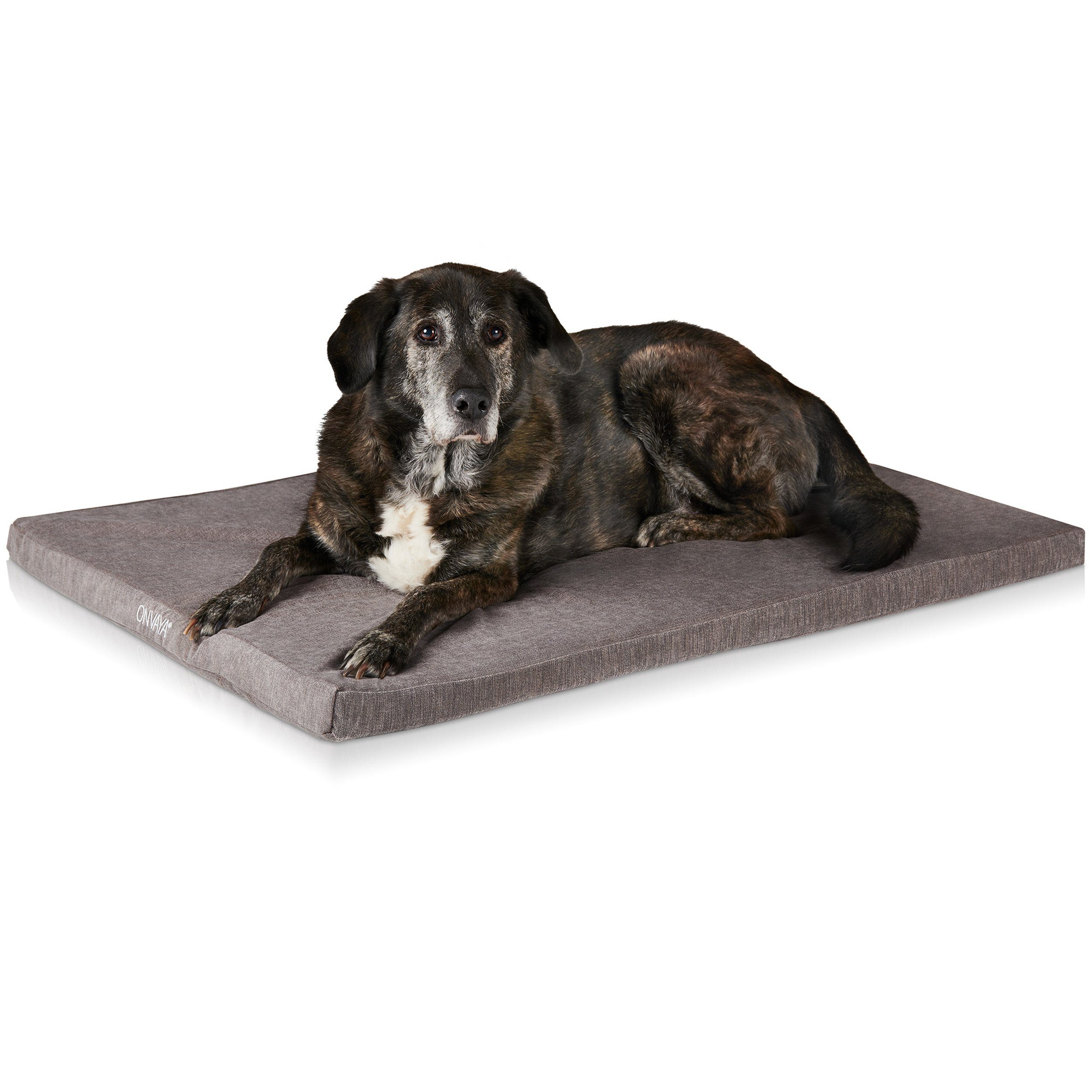 ONVAYA Hundematte Hundekissen aus Memory Foam, orthopädisch, 95 Grad waschbar