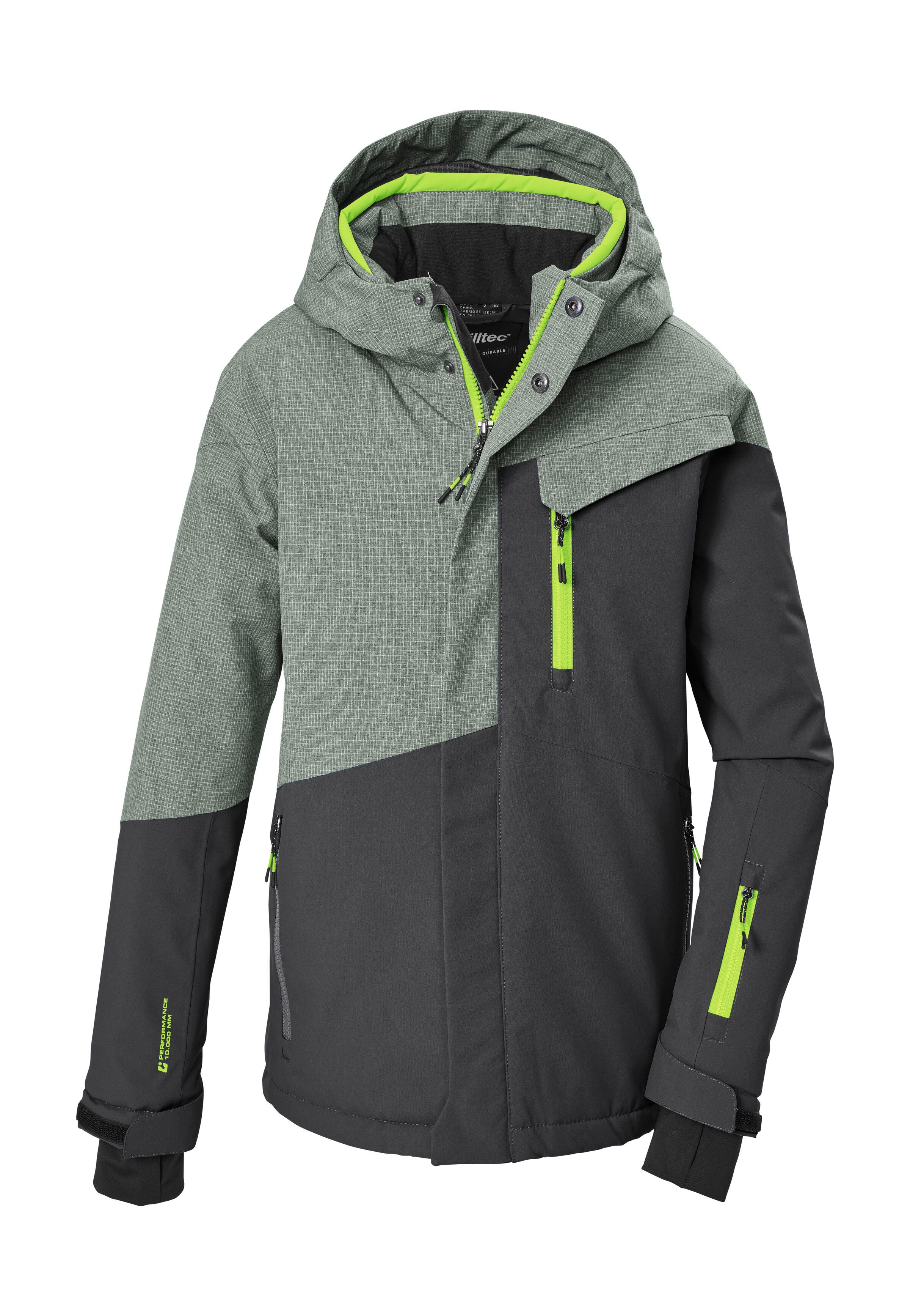 Killtec Skijacke KSW 211 BYS SKI JCKT Wind- und wasserdichte Skijacke mit verstellbarer Kapuze