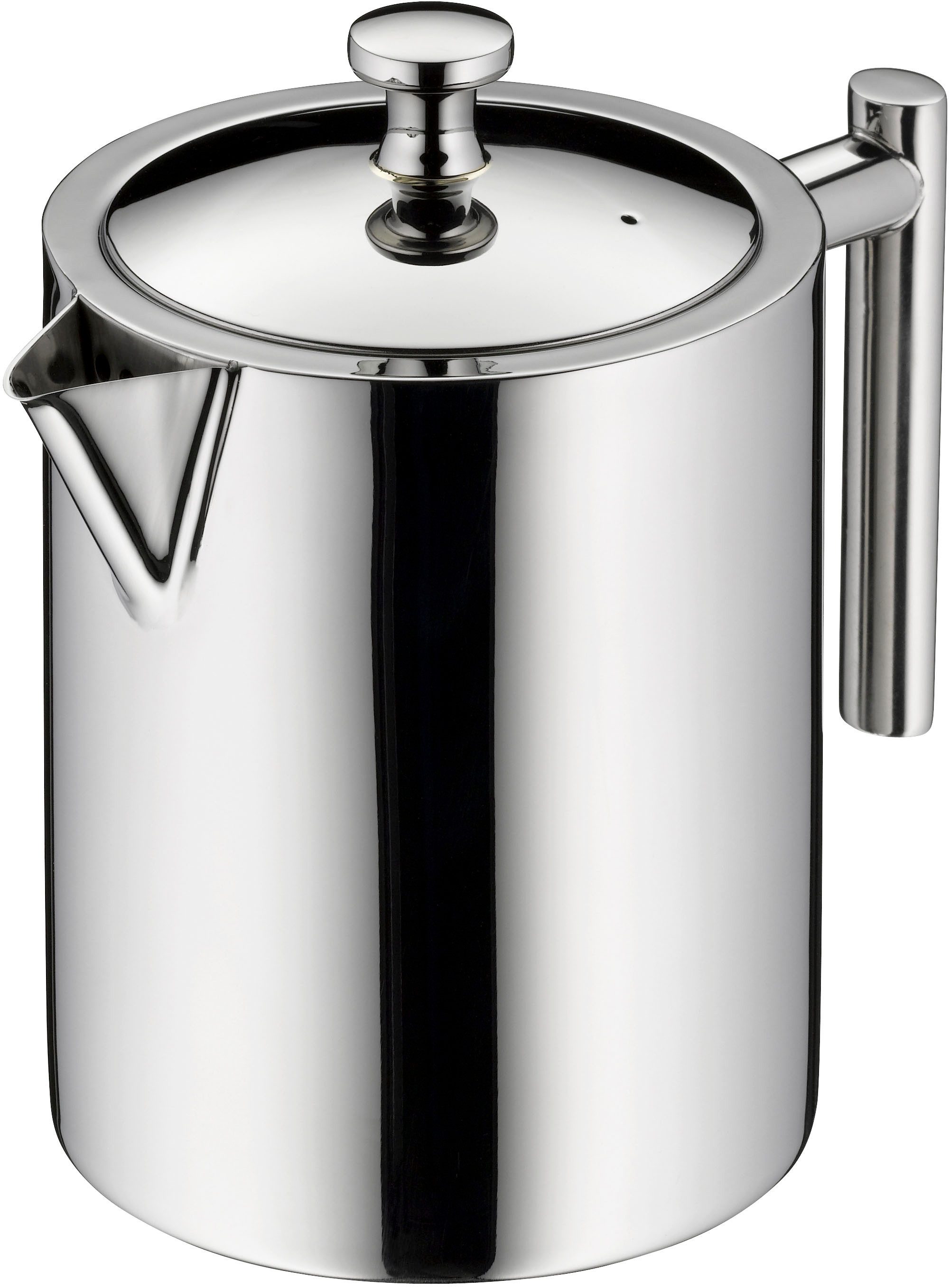 Alfi Teekanne TEA POT, Kanne aus Edelstahl, 1,4 l, (1-St), intergrierter Teefilter für losen Tee, festsitzender Deckel