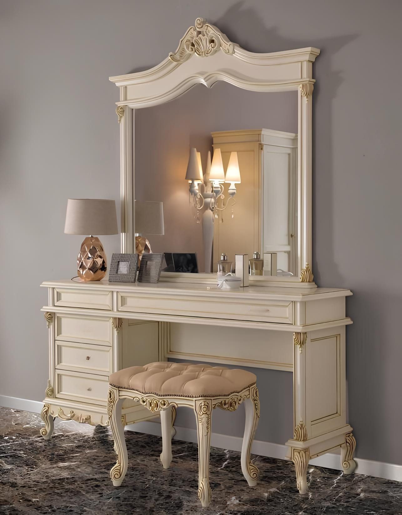 JVmoebel Hocker Chesterfield Hocker Designer Luxus Barock Rokoko Polster Bank (Sitzhocker), Made in Europa