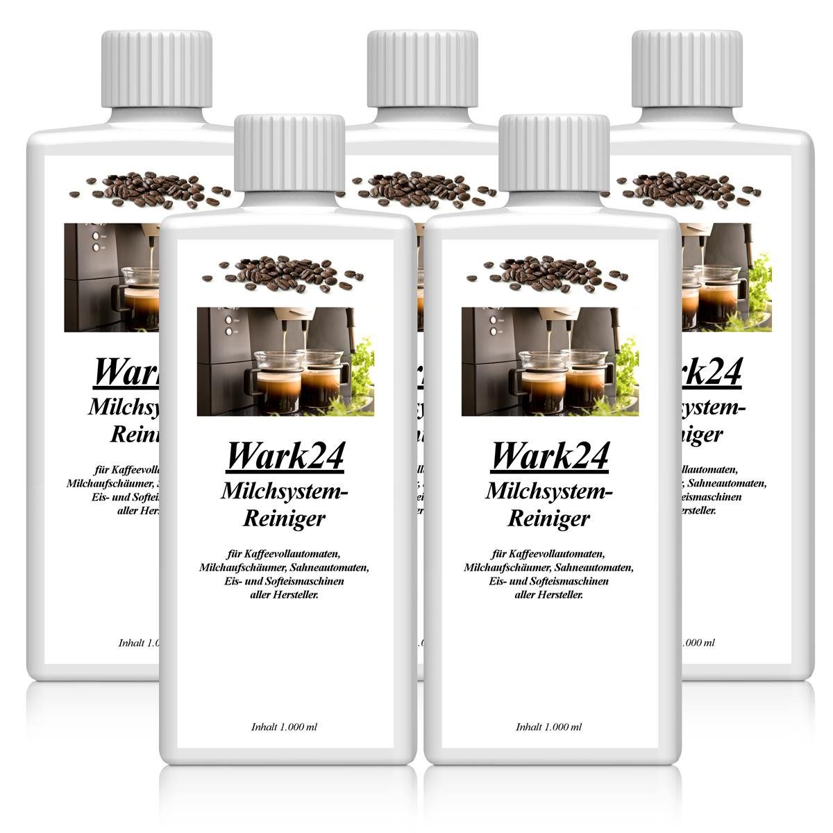 Wark24 Wark24 Milchsystemreiniger 1L für Kaffeevollautomaten uvm. (5er Pack) Milchsystem-Reiniger