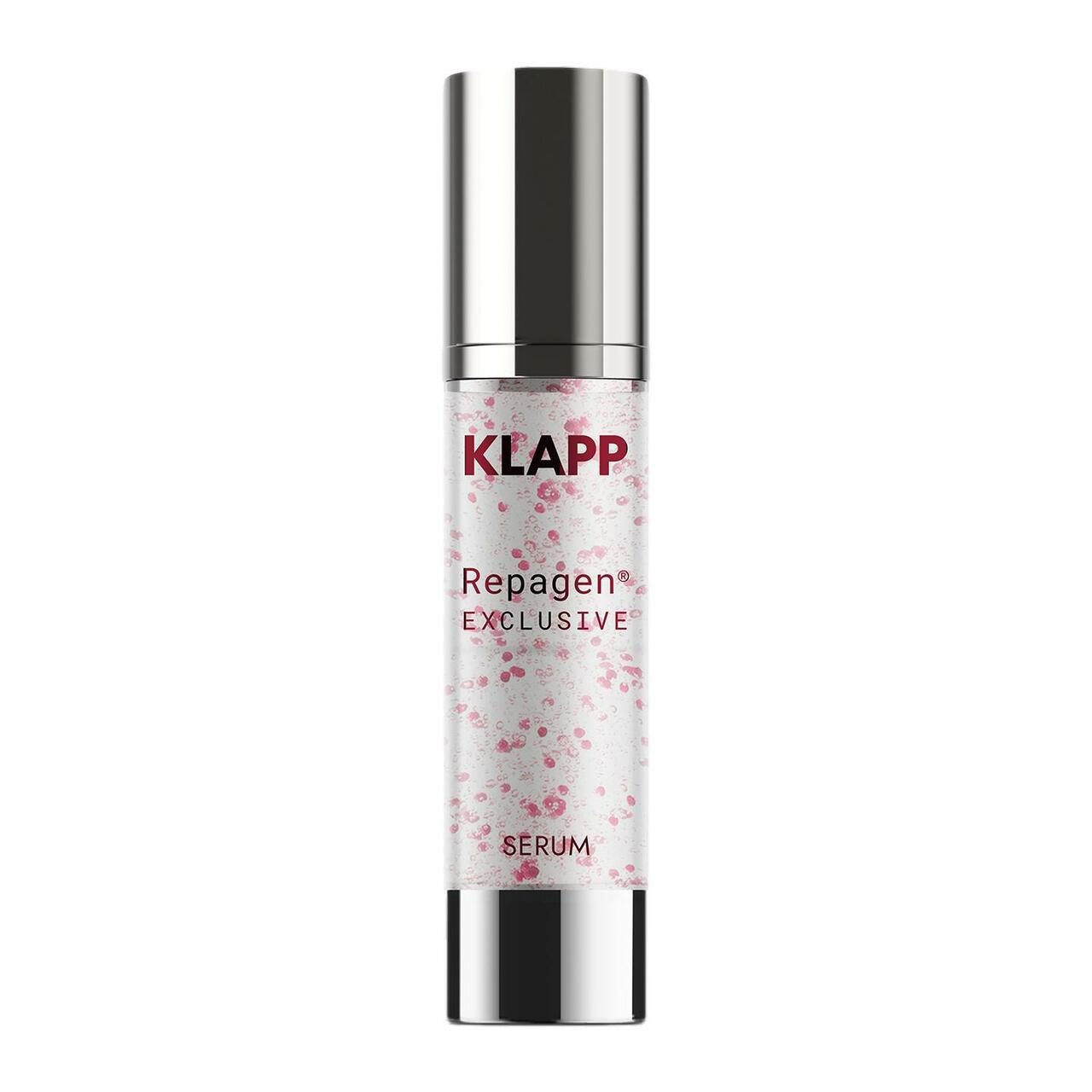 Klapp Cosmetics Gesichtsserum Repagen Exclusive Serum, Hightech-Wirkstoffe fördern Kollagensynthese für g