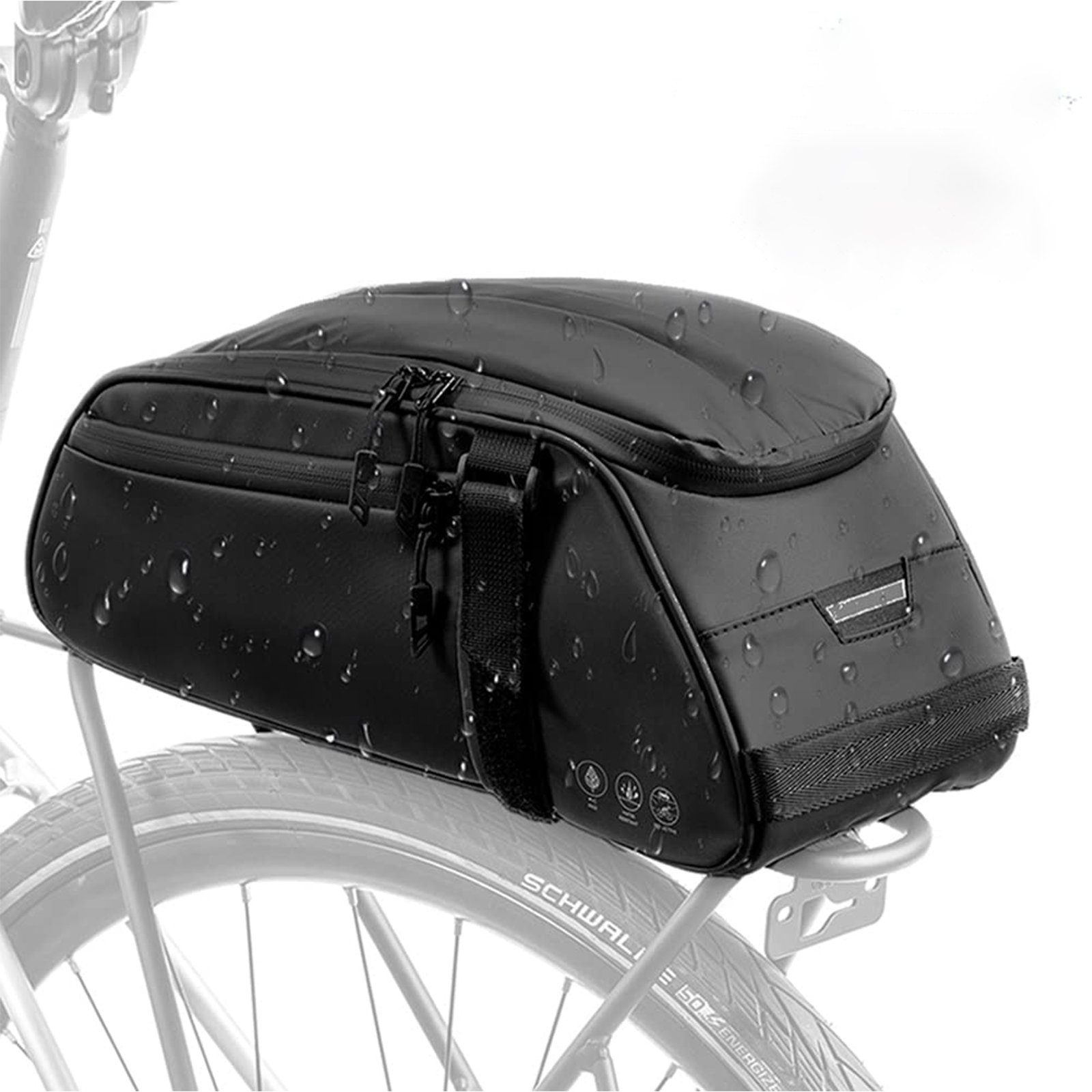 Aoucheni Fahrradtasche 8L Fahrrad Gepäckträgertasche Fahrradtasche (Piece)