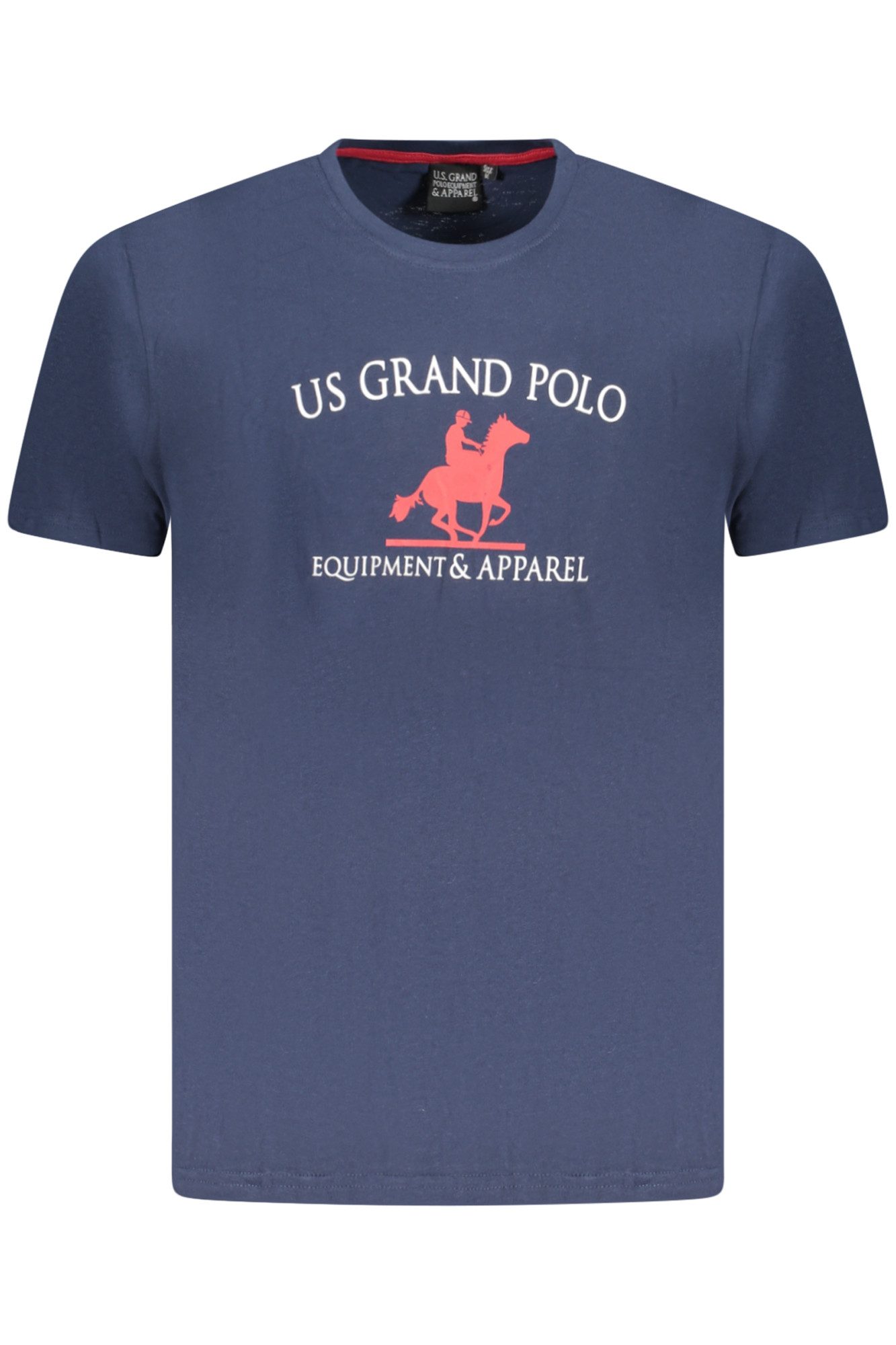 U.S. Polo T-Shirt Elegantes Kurzarm-T-Shirt für Herren in Blau mit