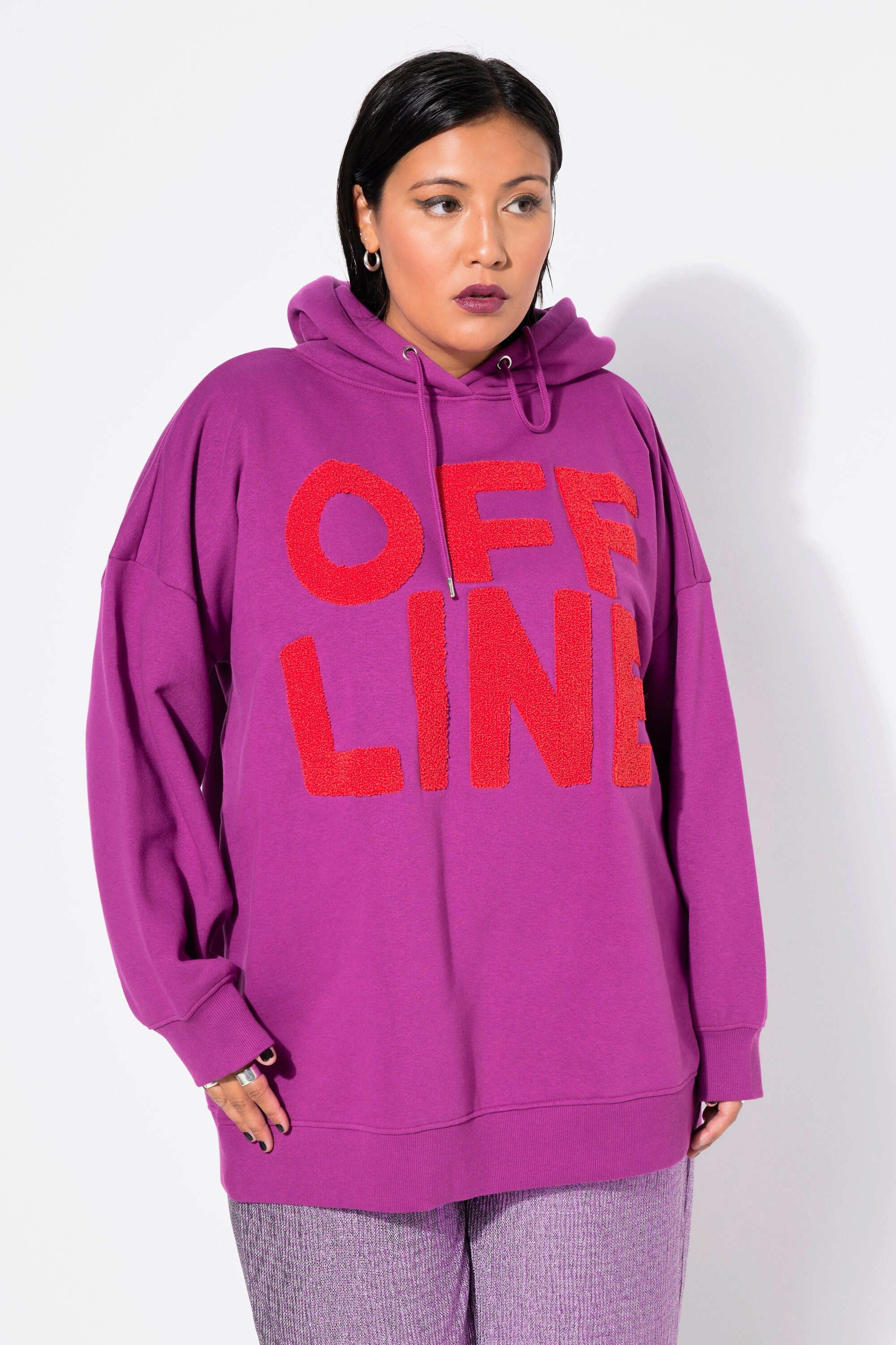 Studio Untold Sweatshirt Hoodie oversized Towel-Statementprint günstig online kaufen