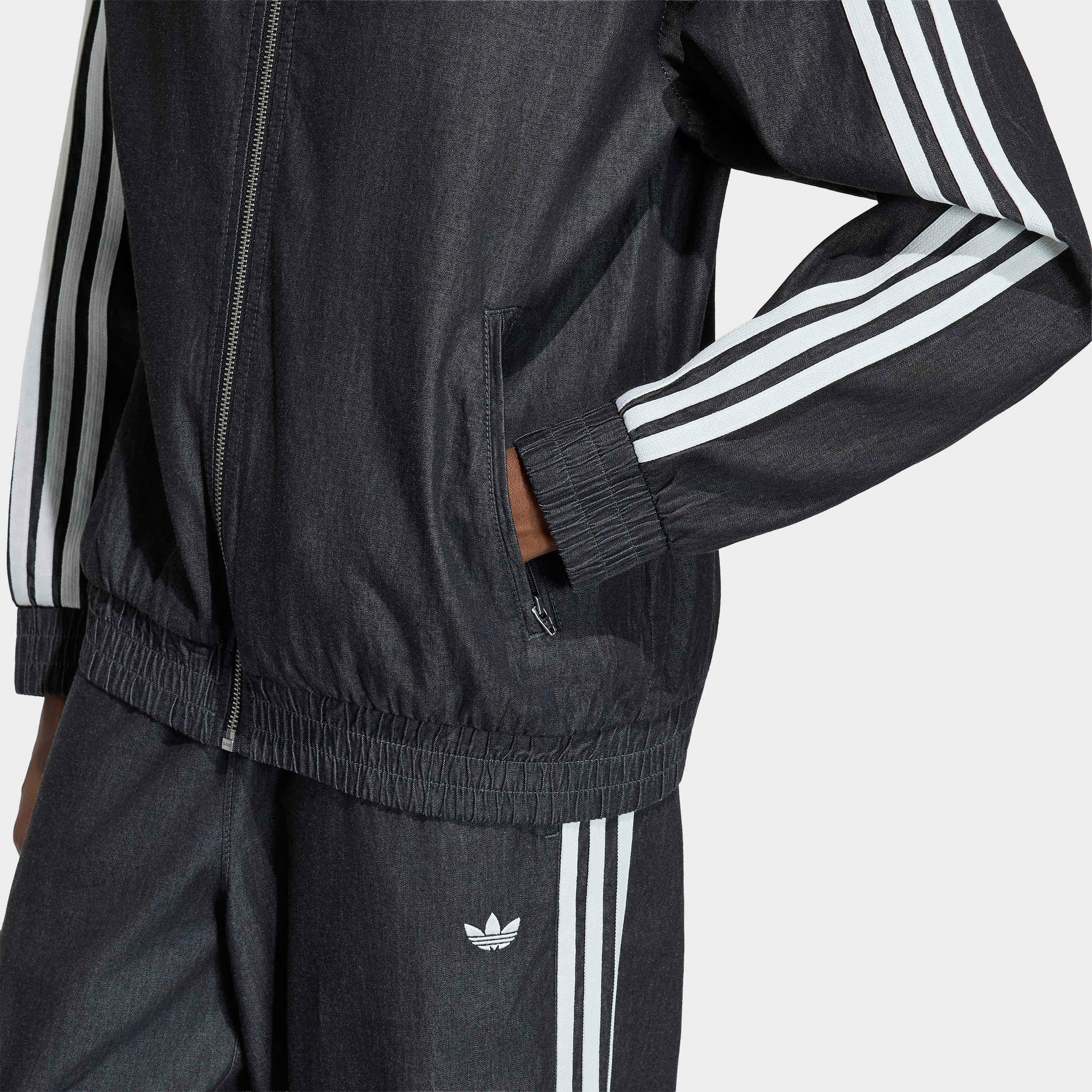 adidas Originals Outdoorjacke ADIDAS ORIGINALS SUMMER GLOW LIGHT DENIM FIREBIRD TRACK DENIM Jacke – Bild 4 von 5