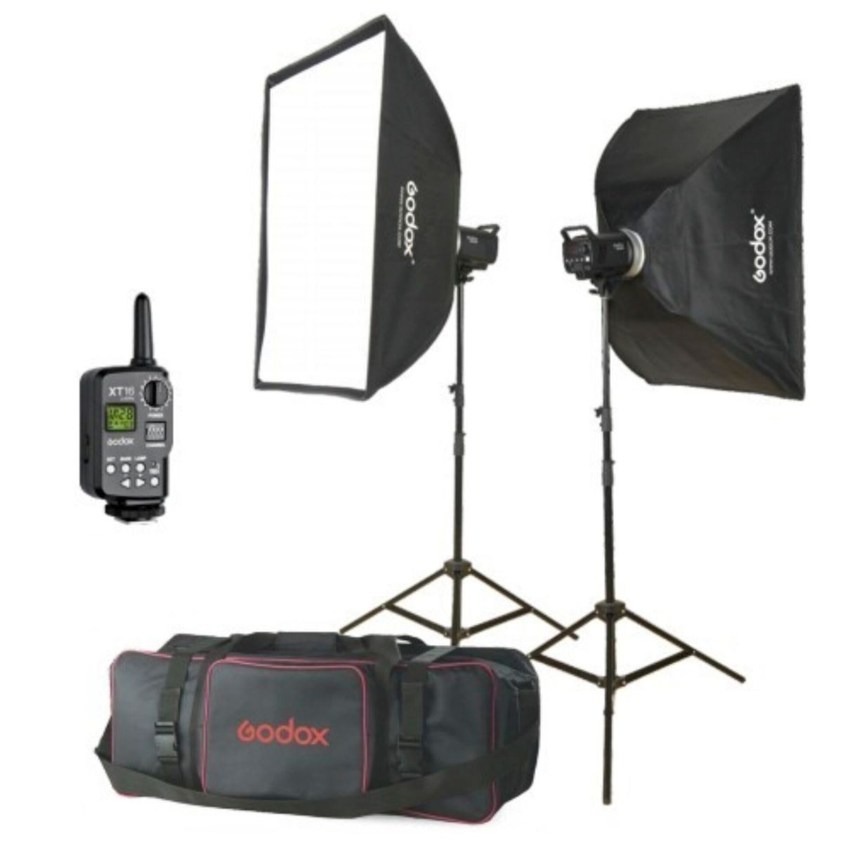MS300-F Studio-Kit Studioblitzgeräte-Kit 2 x 300Ws Studio-Blitzgerät