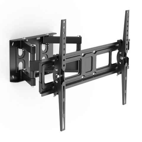 aha TV-Wandhalterung 81 bis 213 cm (32" bis 84), Scherenarm Schwarz TV-Wandhalterung, (bis 84 Zoll)