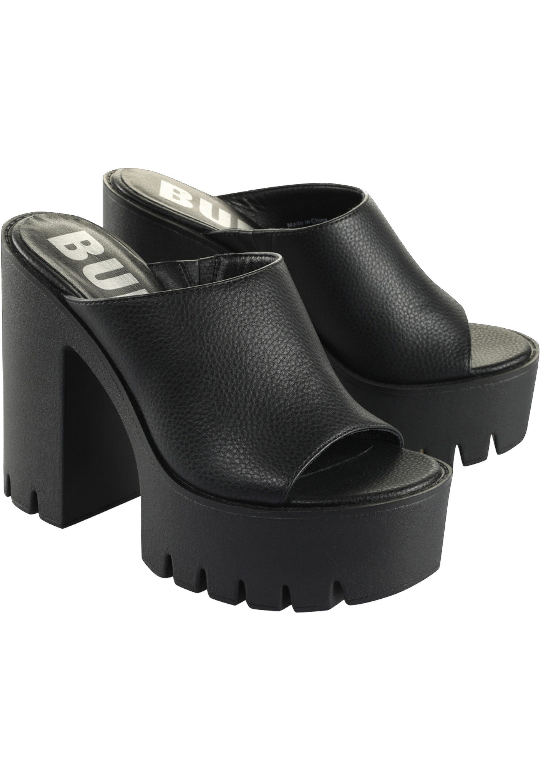 Buffalo Buffalo Buffalo Jalila Mule - Vegan Nappa High-Heel-Pumps