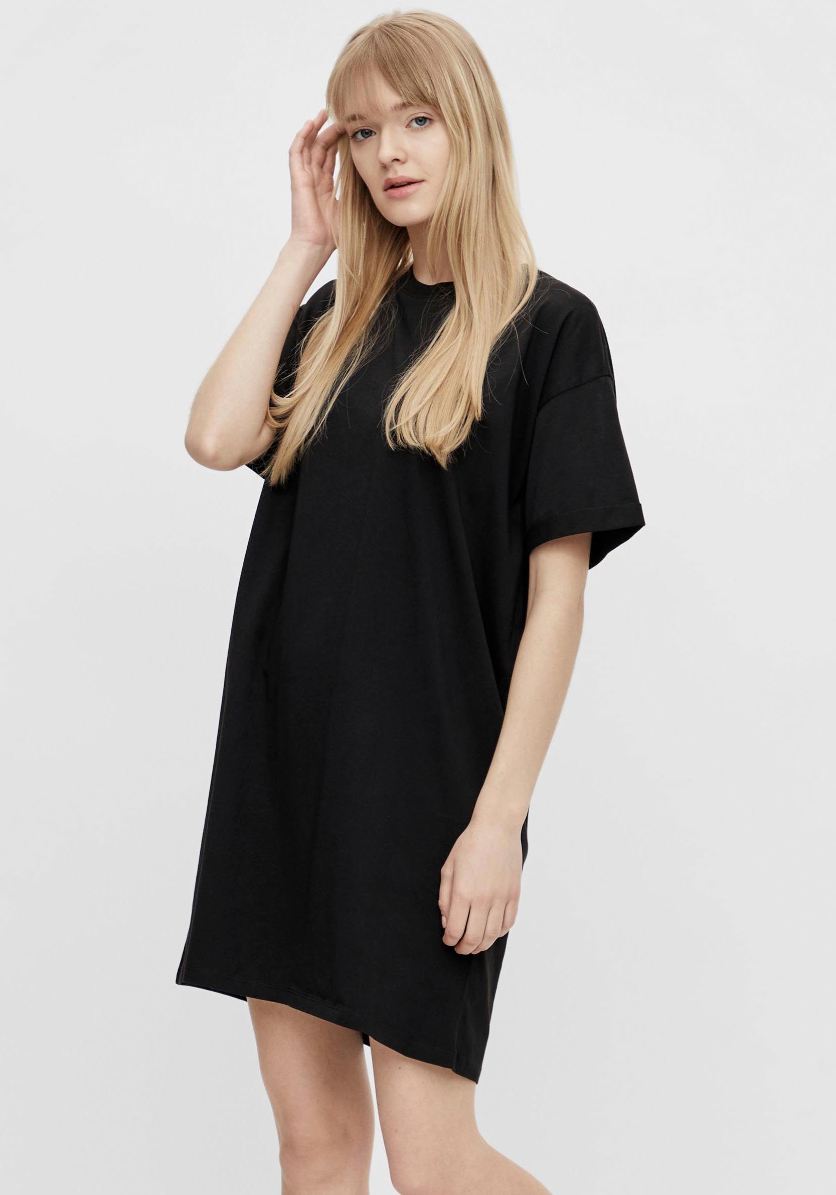 BC PCRIA NOOS Shirtkleid pieces DRESS SS Black