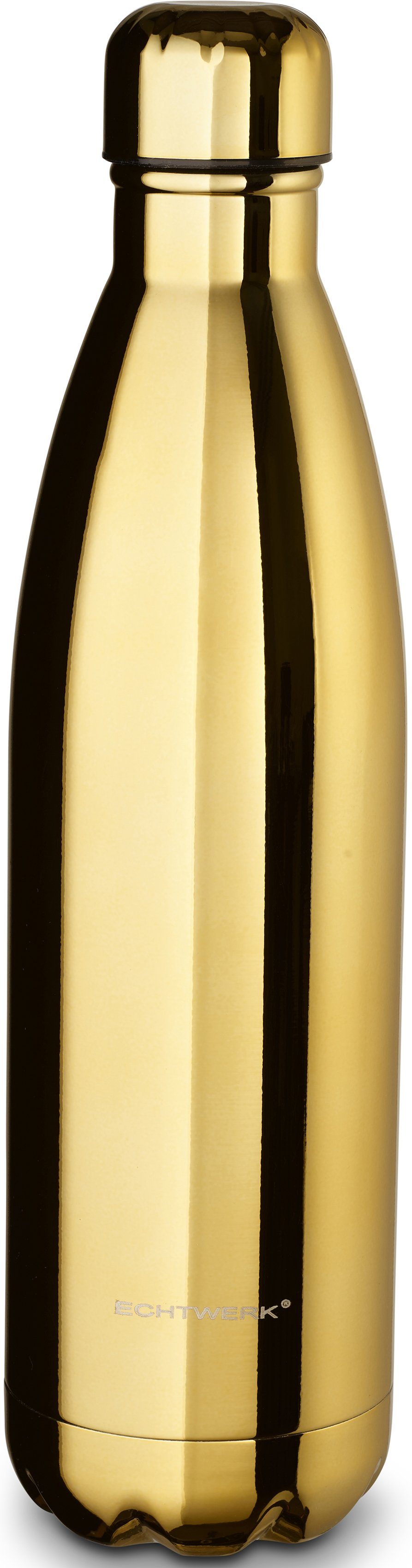 ECHTWERK Isolierflasche Shiny, Trinkflasche, Klavierlackoptik, aus hochwertigem Edelstahl, BPA-Frei