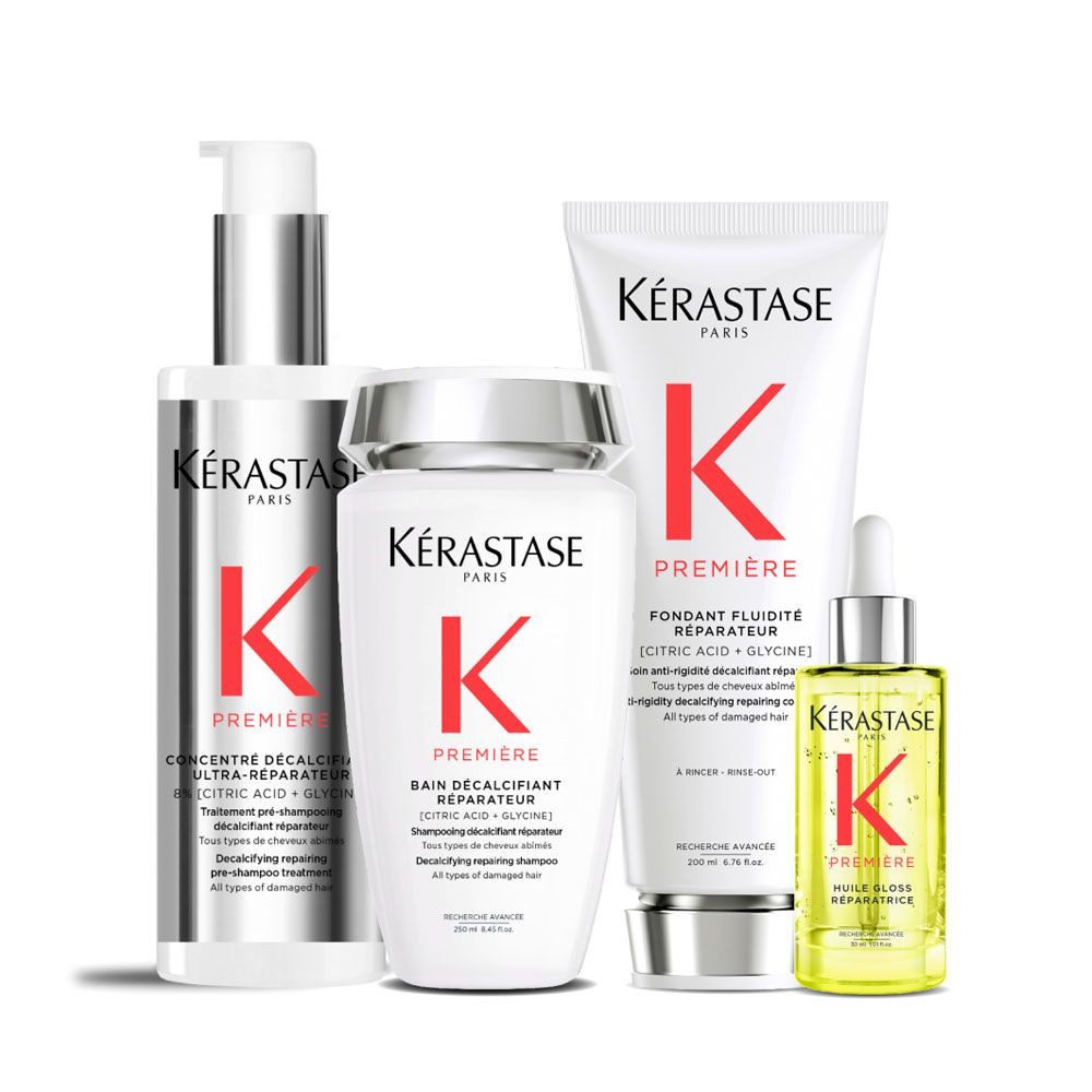 Kérastase Haarpflege-Set Kérastase Première Set Shampoo Conditioner Öl Pre Repair, 4-tlg., reichhaltig