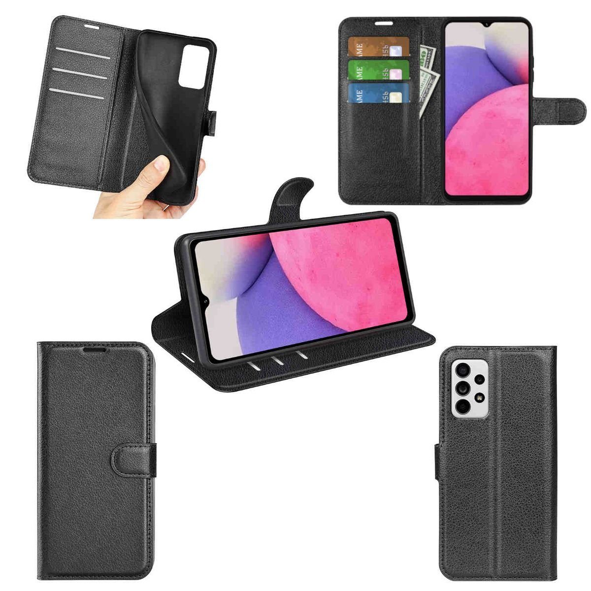 Handyhülle Für Samsung Galaxy A33 5G Handy Tasche Wallet Premium Schutz Hülle Case Cover Etuis Neu Zubehör