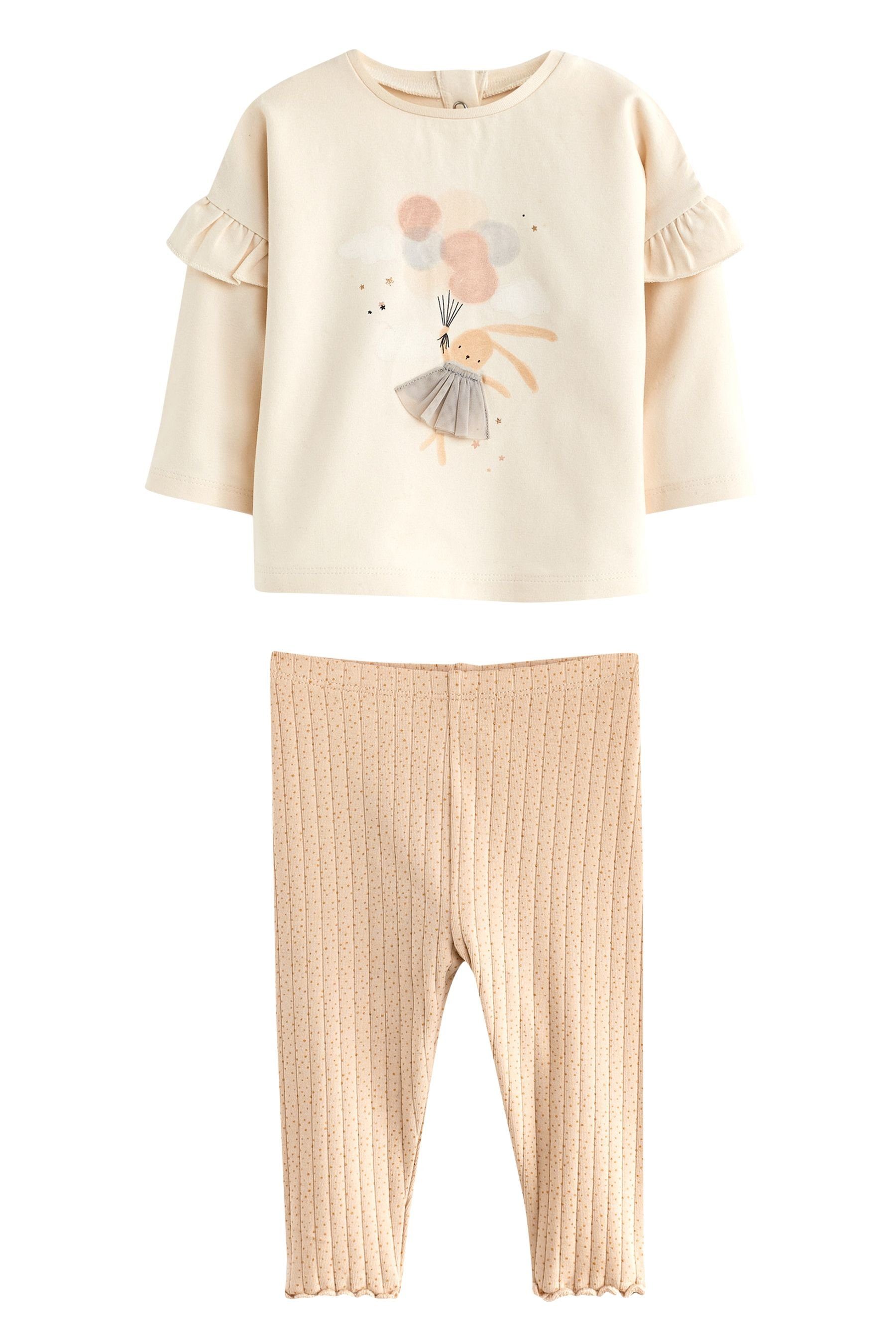 Next Shirt & Leggings Oberteil und Leggings fürs Baby im Set (2-tlg)