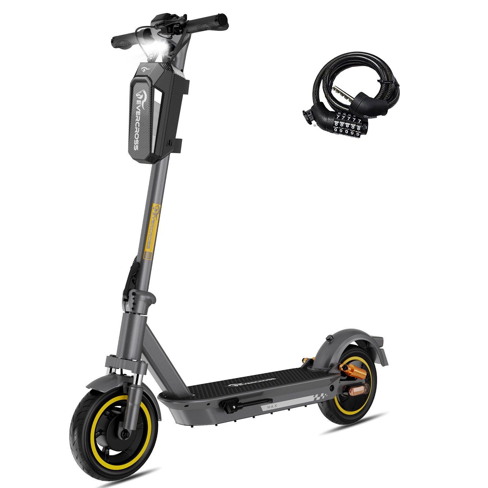 E-Scooter EV10S MAX mit Straßenzulassung (ABE), 70-150Km, 10" Runflat Reifen