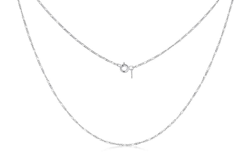 Silberkettenstore Silberkette Figarokette 1,4mm - 925 Silber