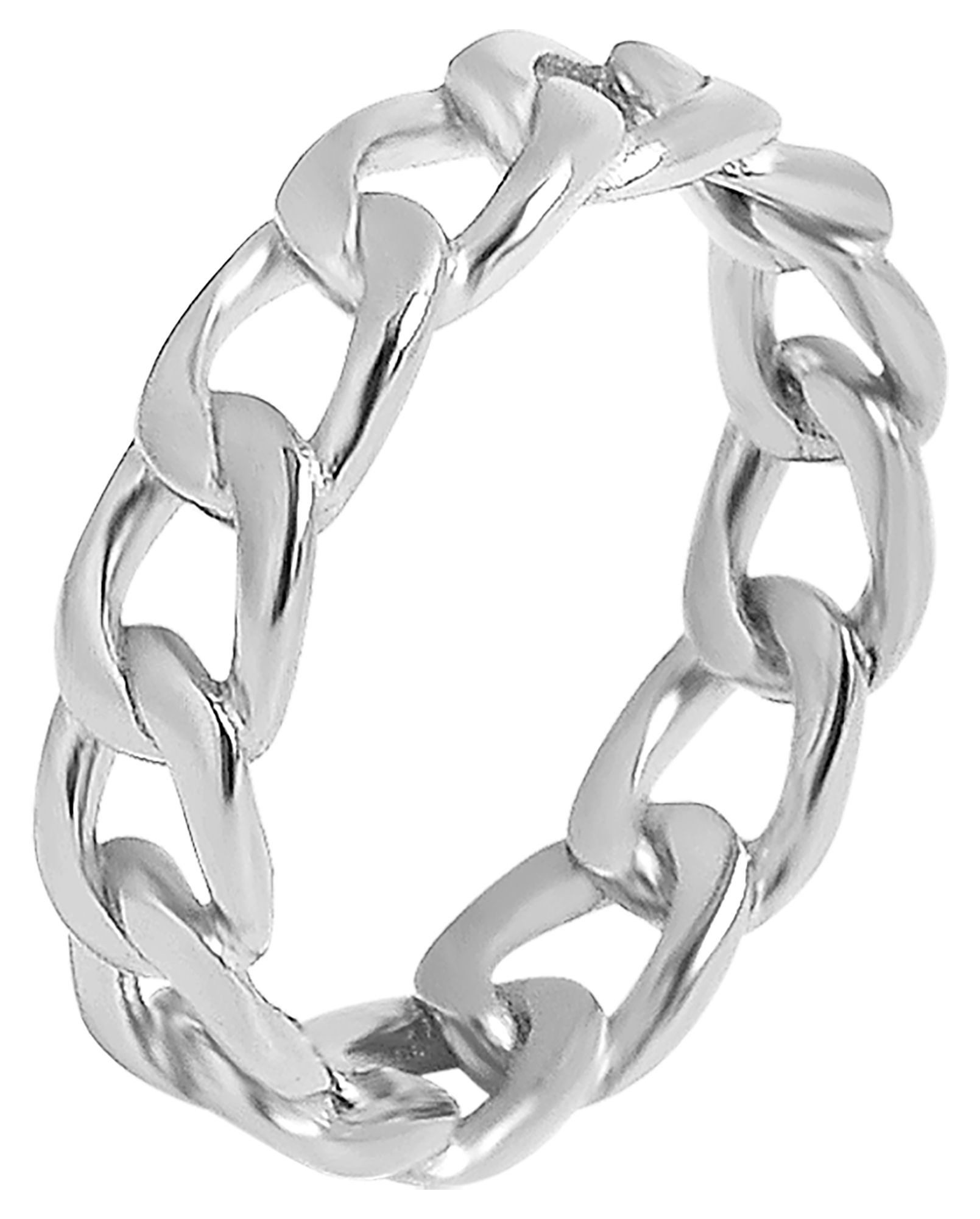 AKZENT Fingerring Silvana aus Edelstahl, silberfarben, günstig online kaufen