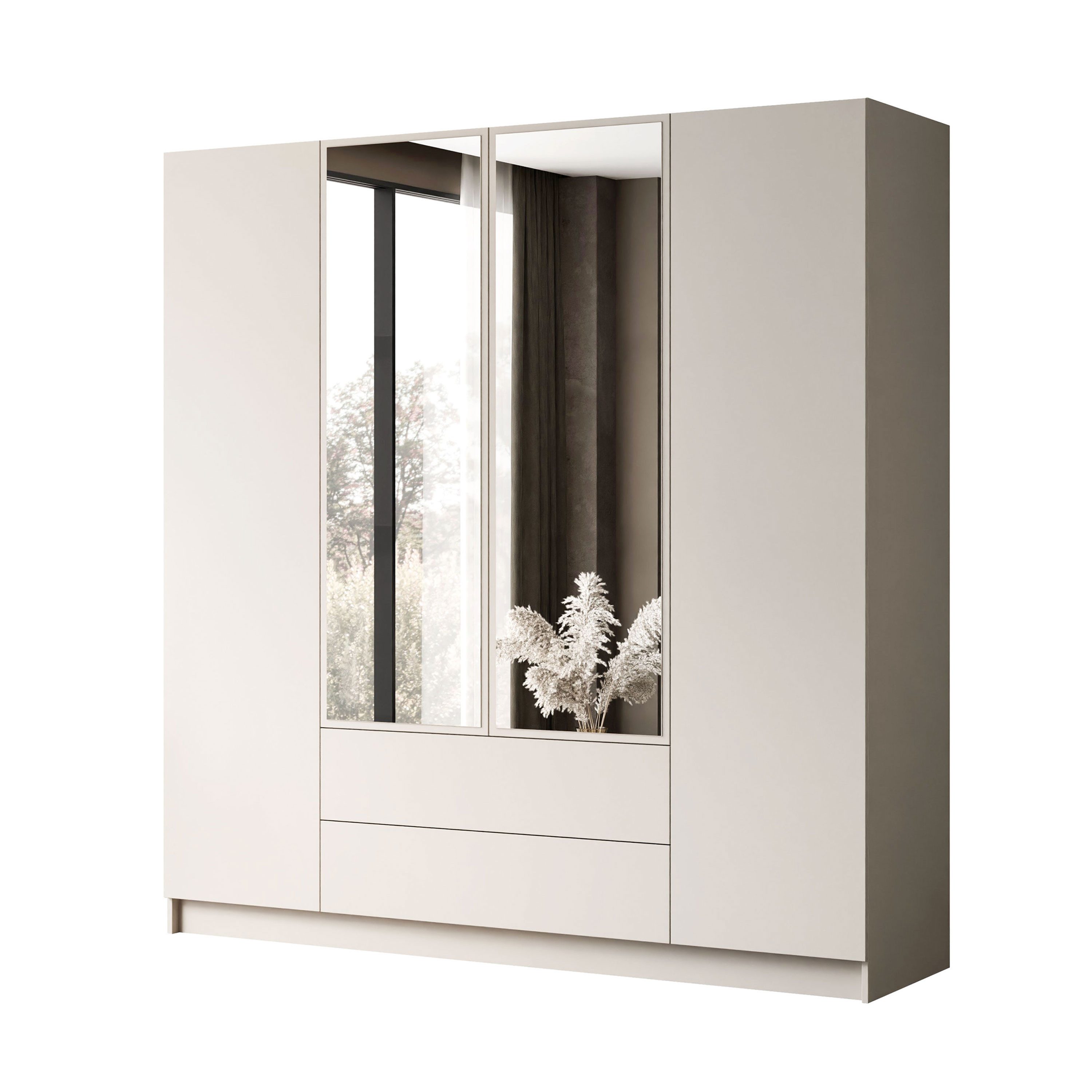 Lookway Kleiderschrank AUREL 4D2SZ KASCHMIR mit günstig online kaufen