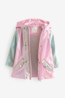 Next Regenjacke Wasserabweisende Regenjacke 3D-Einhorn Metallic (1-St)