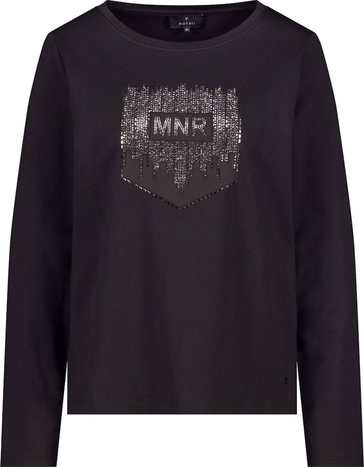 Monari T-Shirt 809306 Strassdetails für glamourösen Look