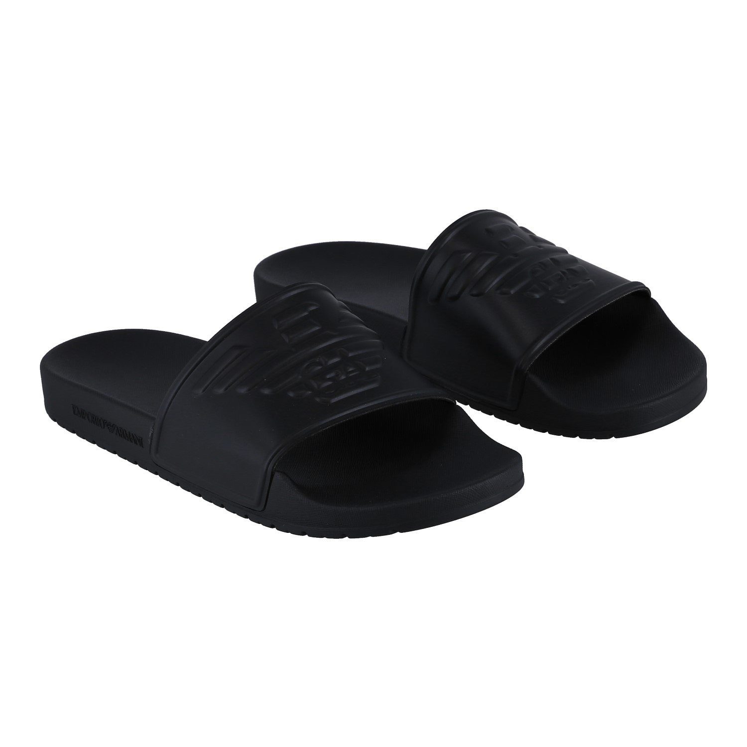 Emporio Armani Sliders schwarz Herren Badeschuh
