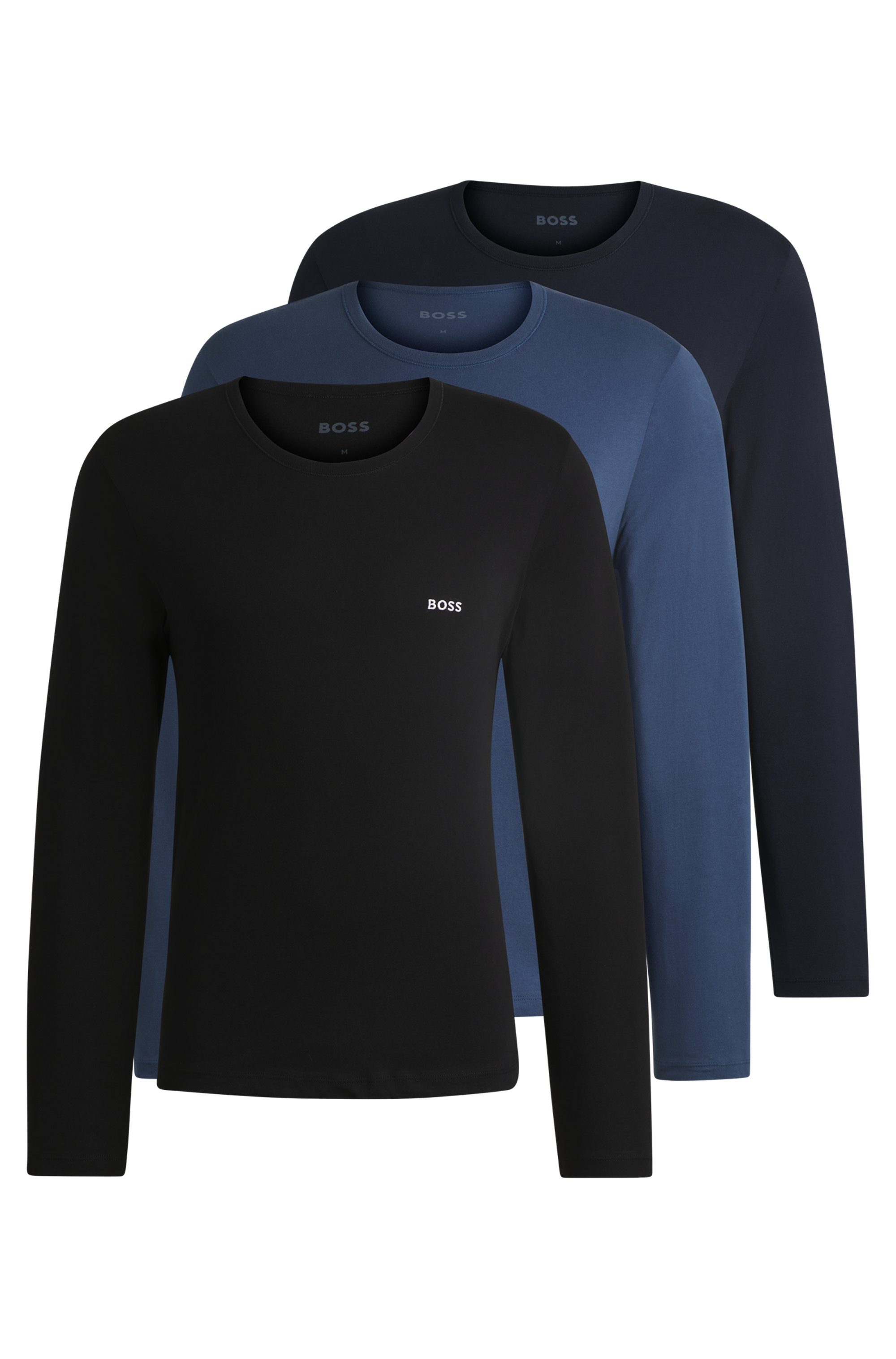 BOSS Langarmshirt longsleeve-Shirt R-Neck Classic COTTON günstig online kaufen
