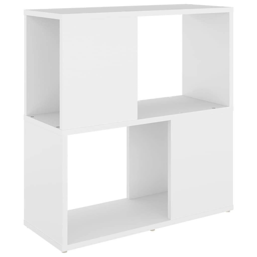 Holzwerkstoff cm 60x24x63 Bücherregal furnicato vWeiß