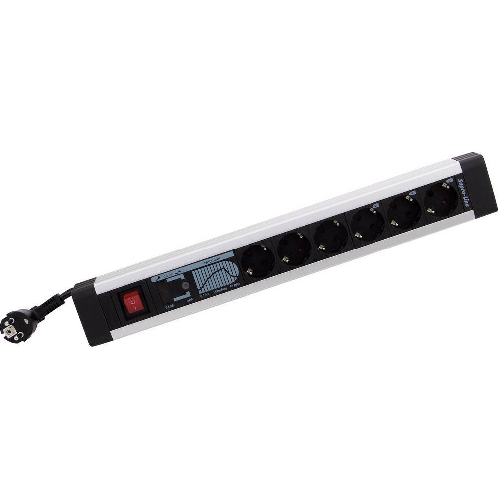 REV 6fach Steckdosenleiste Supraline mit Schalter 0014663913 Steckdosenleiste, Steckdosen
