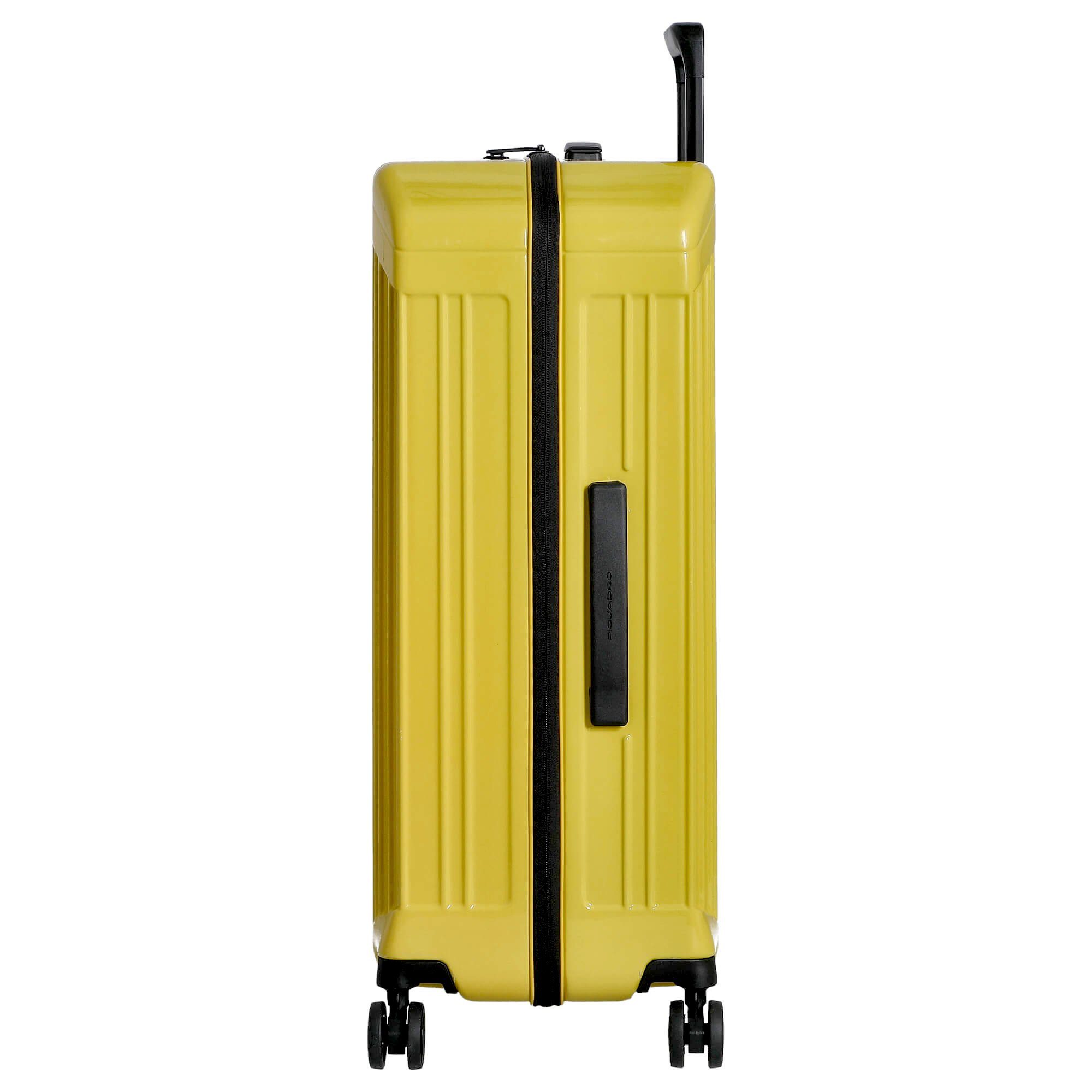 giallo Piquadro canarino PQ-Light Trolley 4-Rollen-Trolley Slim 69 4 cm, M - Rollen