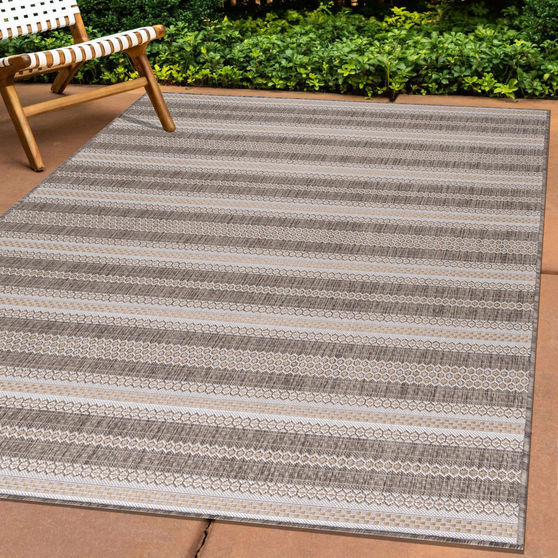 Carpettex Outdoorteppich Vintage Design, Läufer, Höhe: günstig online kaufen