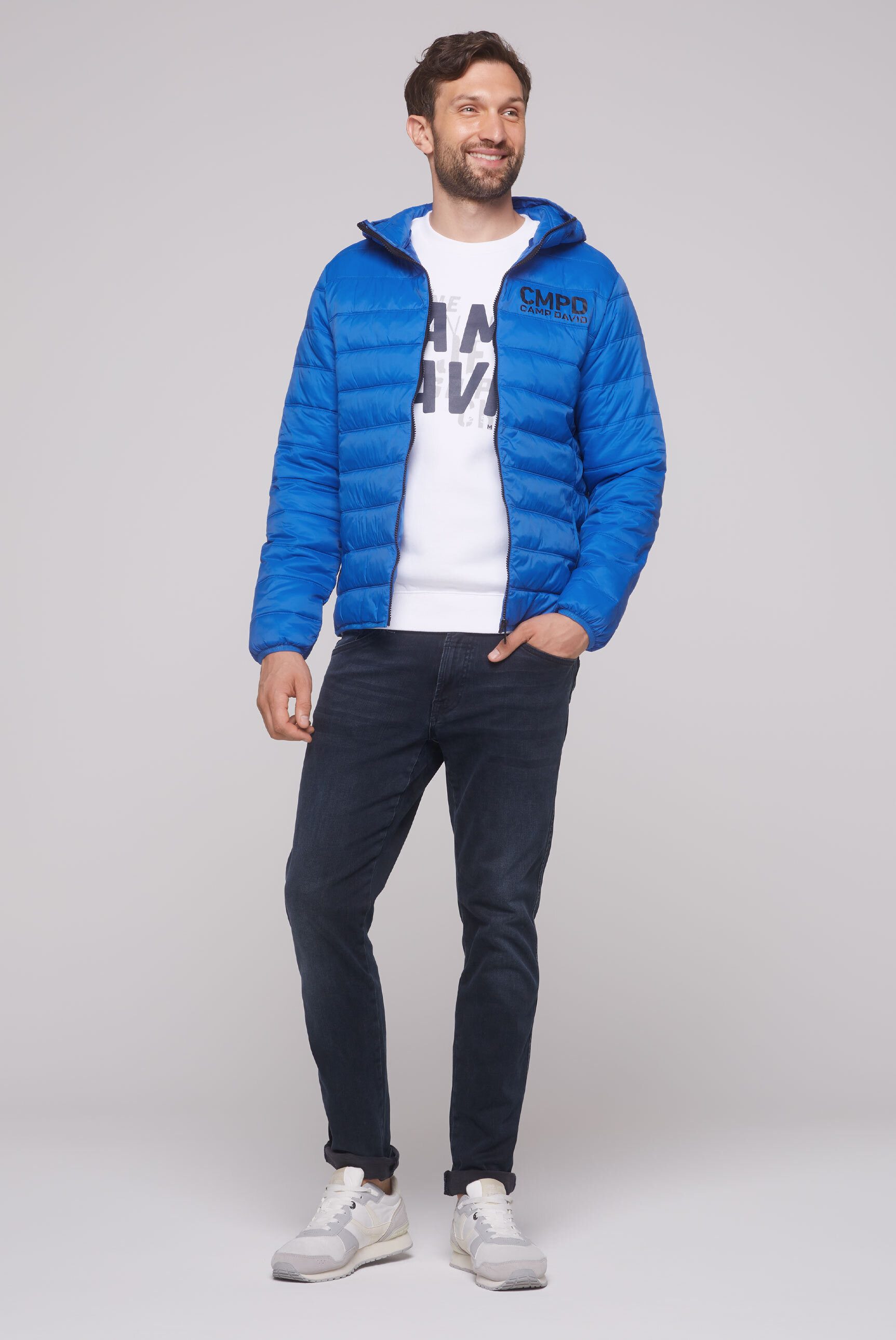CAMP DAVID Outdoorjacke mit Innentaschen