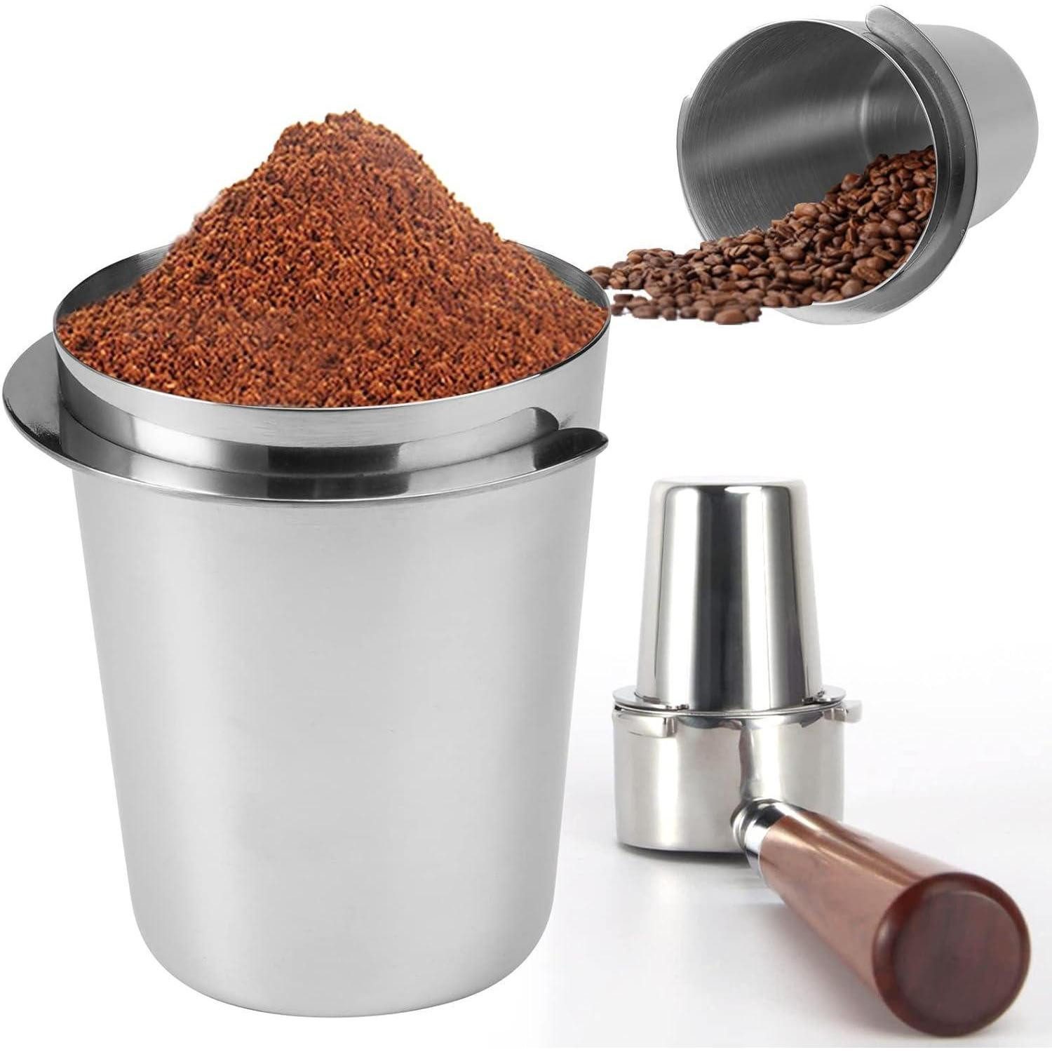 Tamper Kaffee Siebträger Dosierbecher 51mm Edelstahl Espressomaschine Dosing