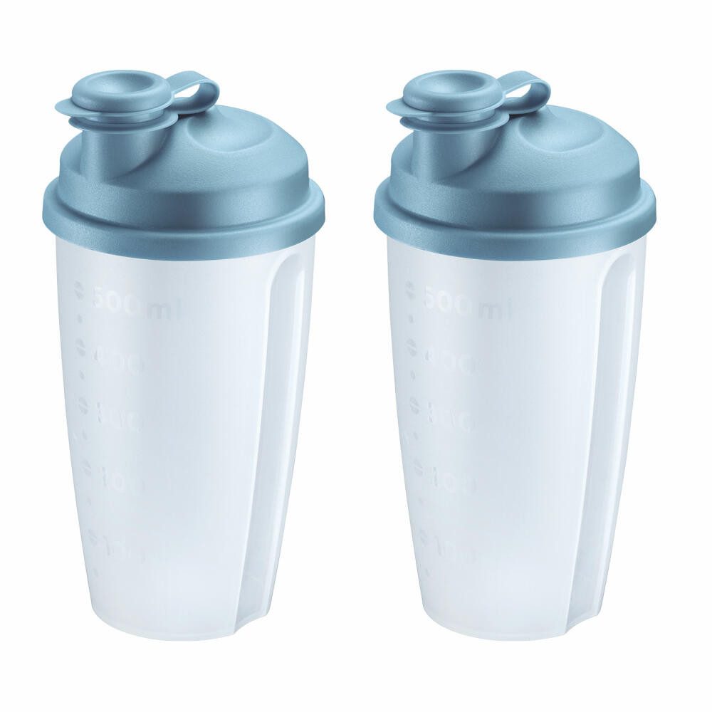 WESTMARK Dressing Shaker Mess-Skala, herausnehmbarer Mixscheibe + verschließbarem Ausgießer, PP, PE, Made in Germany, spülmaschinengeeignet, BPA-frei