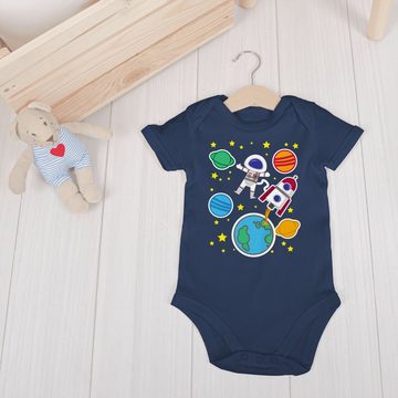 Shirtracer Shirtbody Weltall mit Astronaut Aktuelle Trends Baby
