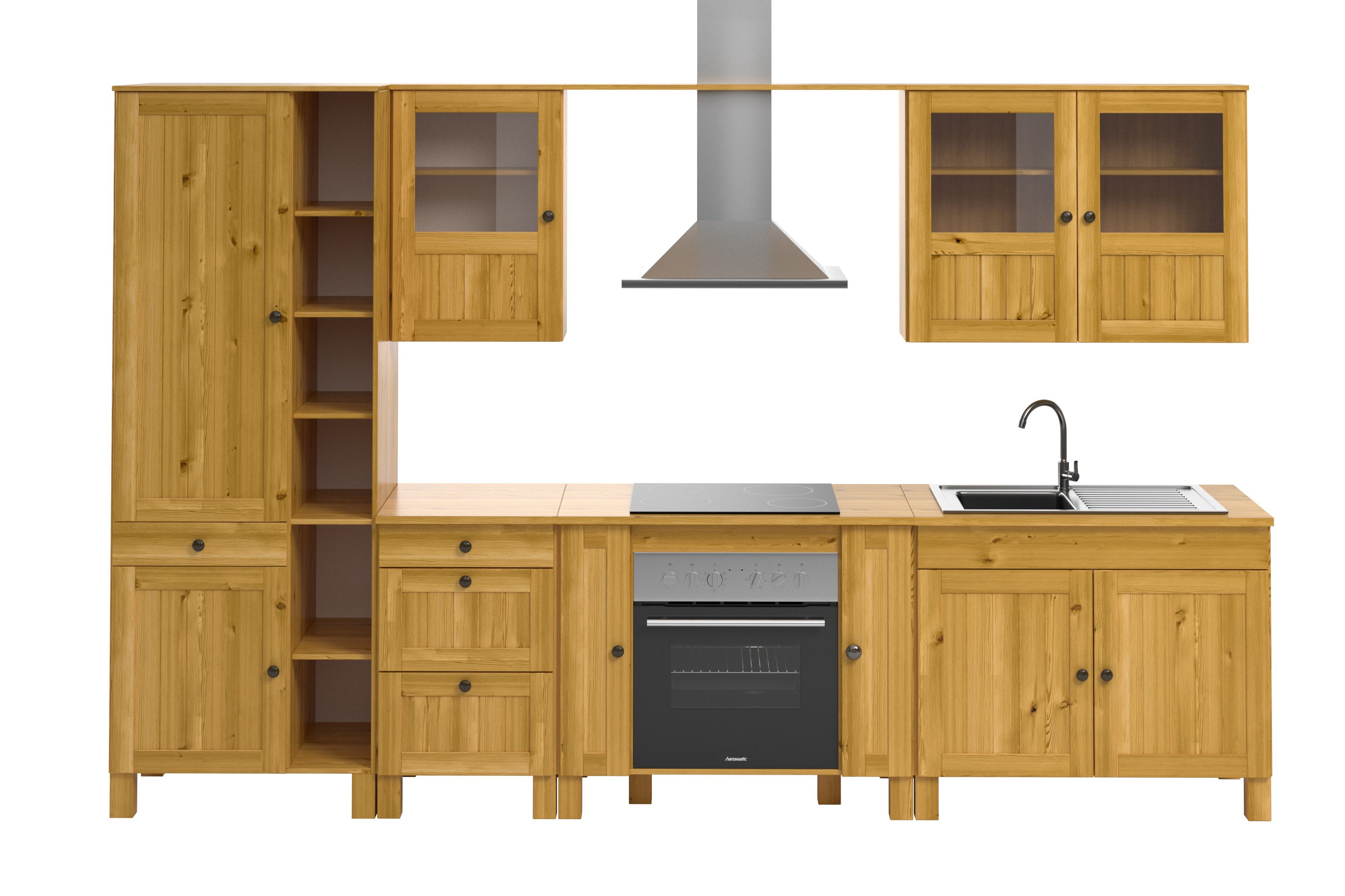 Home affaire Küchenzeile Alby2, (Set), Breite 325 cm, ohne E-Geräte