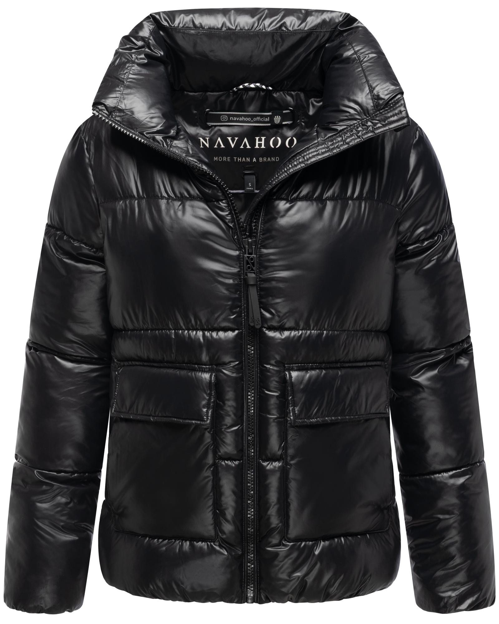 Navahoo Kurzjacke Eispracht 14 Kurze gesteppte Damen Winterjacke