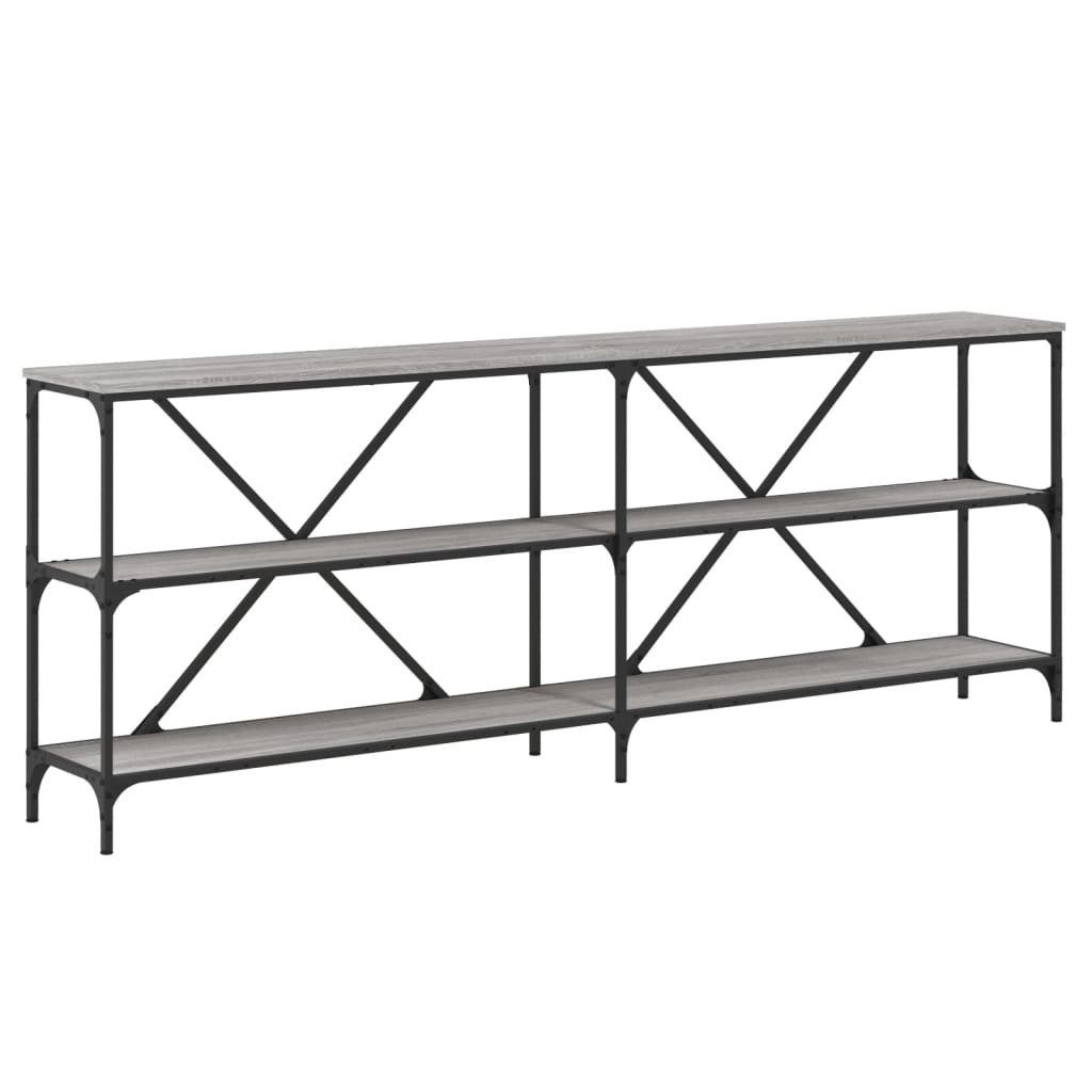 vidaXL Beistelltisch Konsolentisch Grau Sonoma 200x30x75 günstig online kaufen