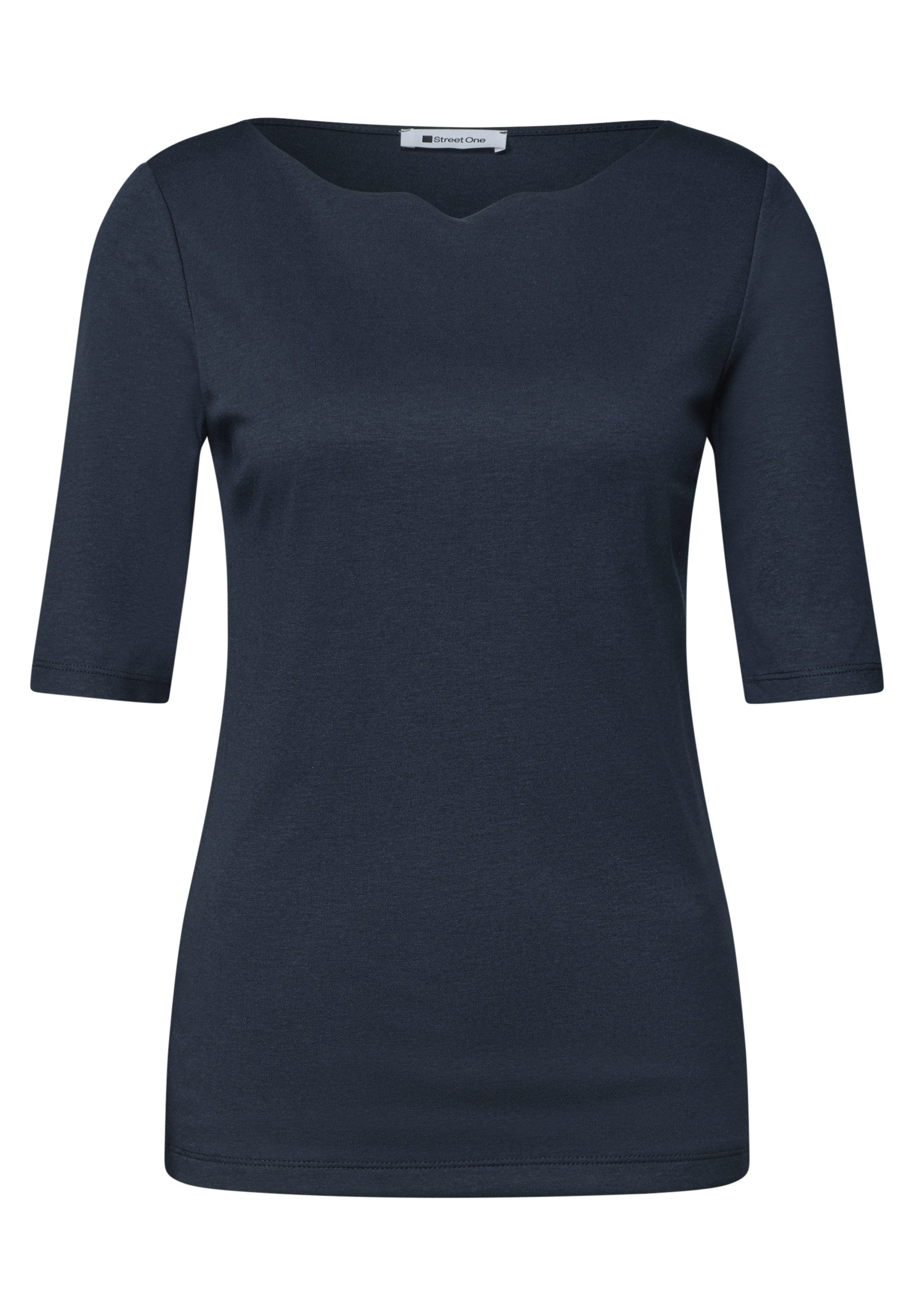 STREET ONE T-Shirt in Unifarbe – Bild 4 von 5